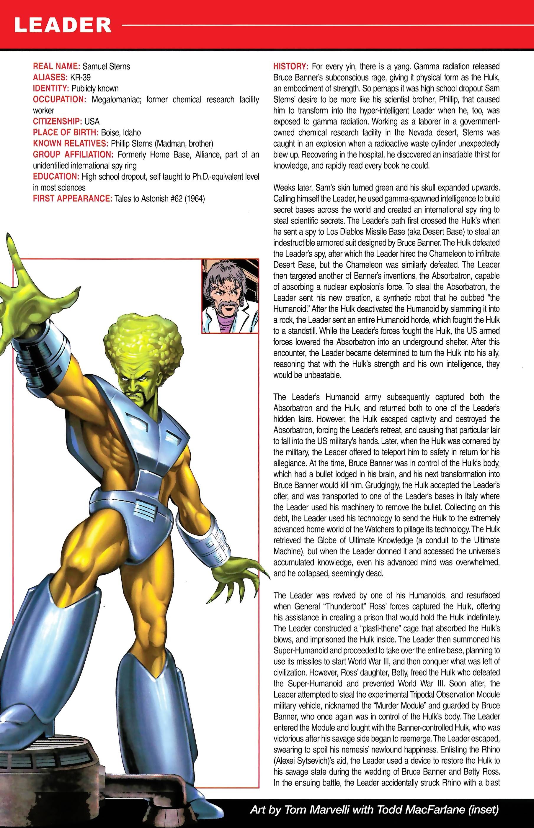 Read online Official Handbook of the Marvel Universe A to Z comic -  Issue # TPB 6 (Part 2) - 44