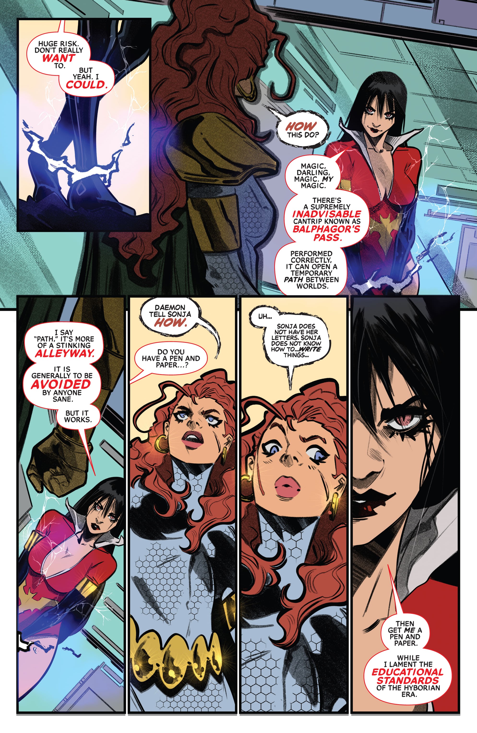 Read online Vampirella Vs. Red Sonja comic -  Issue #1 - 22