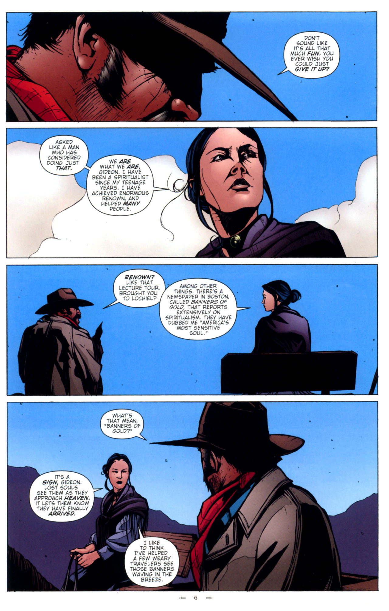 Read online Desperadoes: Banners of Gold comic -  Issue #4 - 8