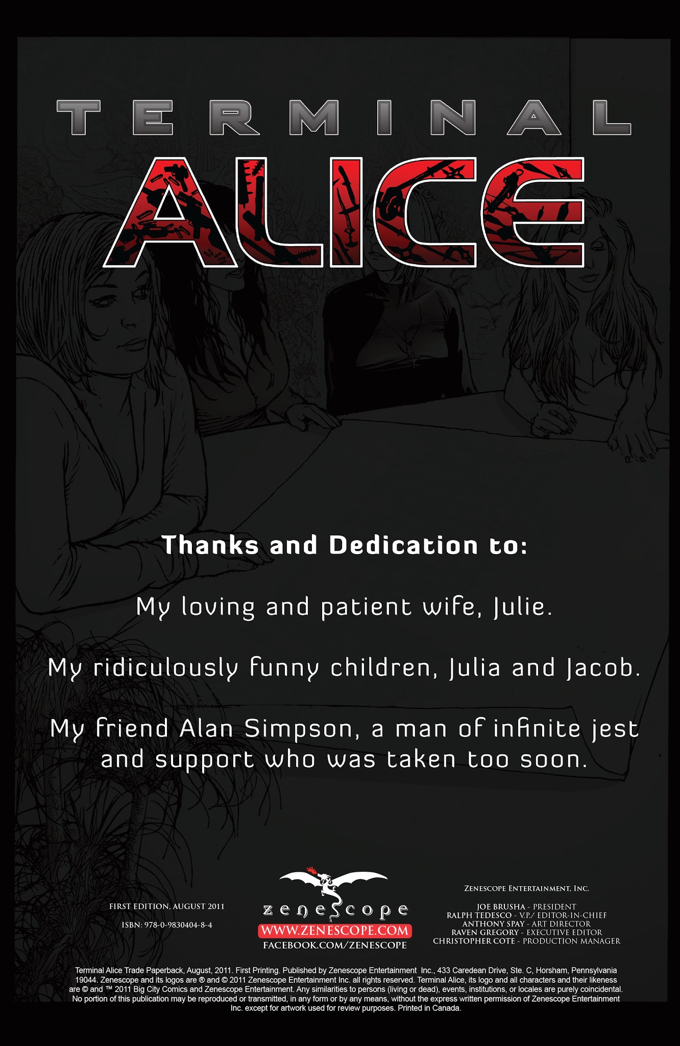 Read online Terminal Alice comic -  Issue # TPB - 2