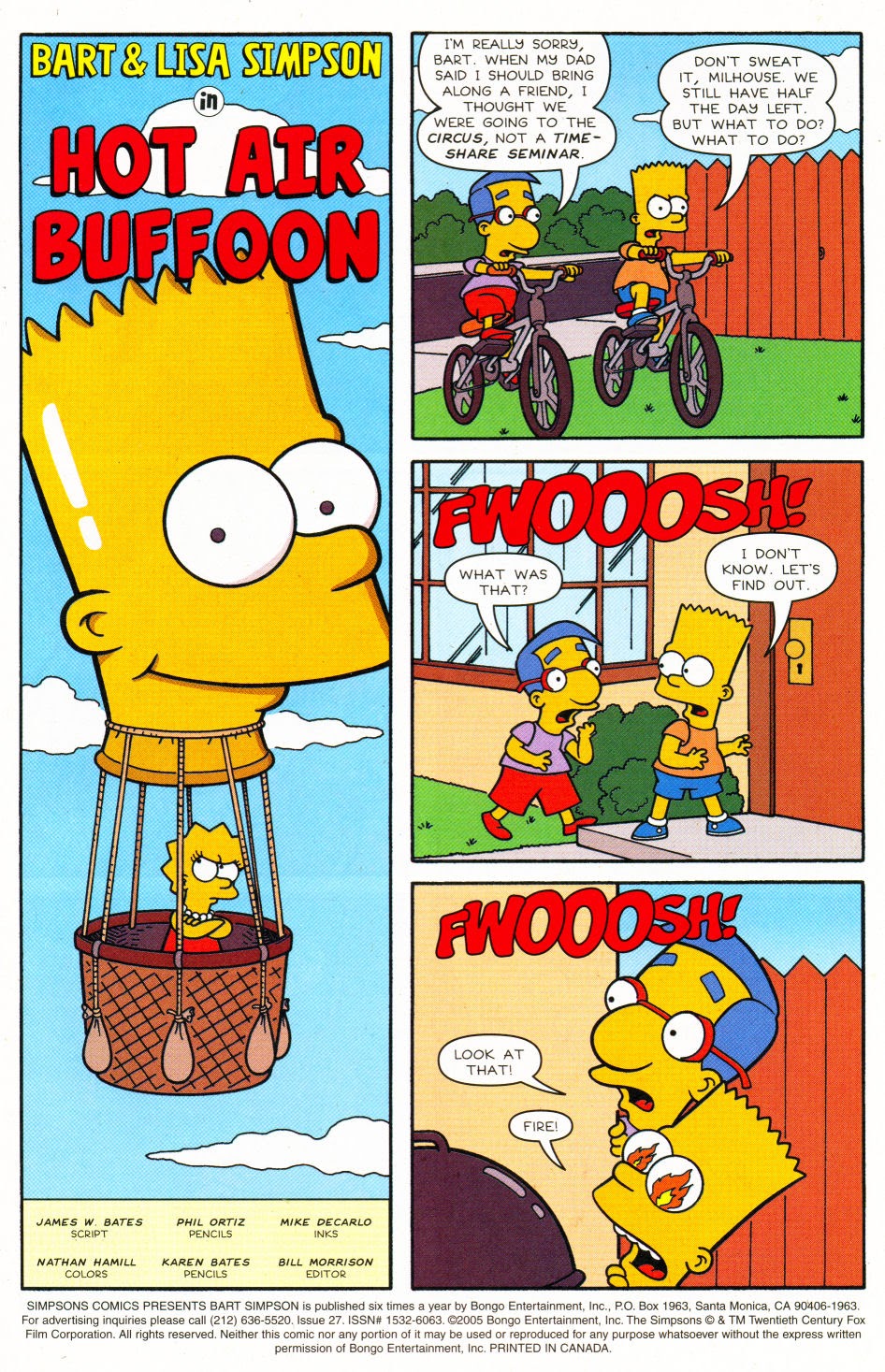 Read online Bart Simpson comic -  Issue #27 - 2