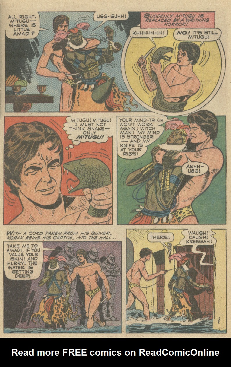 Read online Korak, Son of Tarzan (1964) comic -  Issue #33 - 20