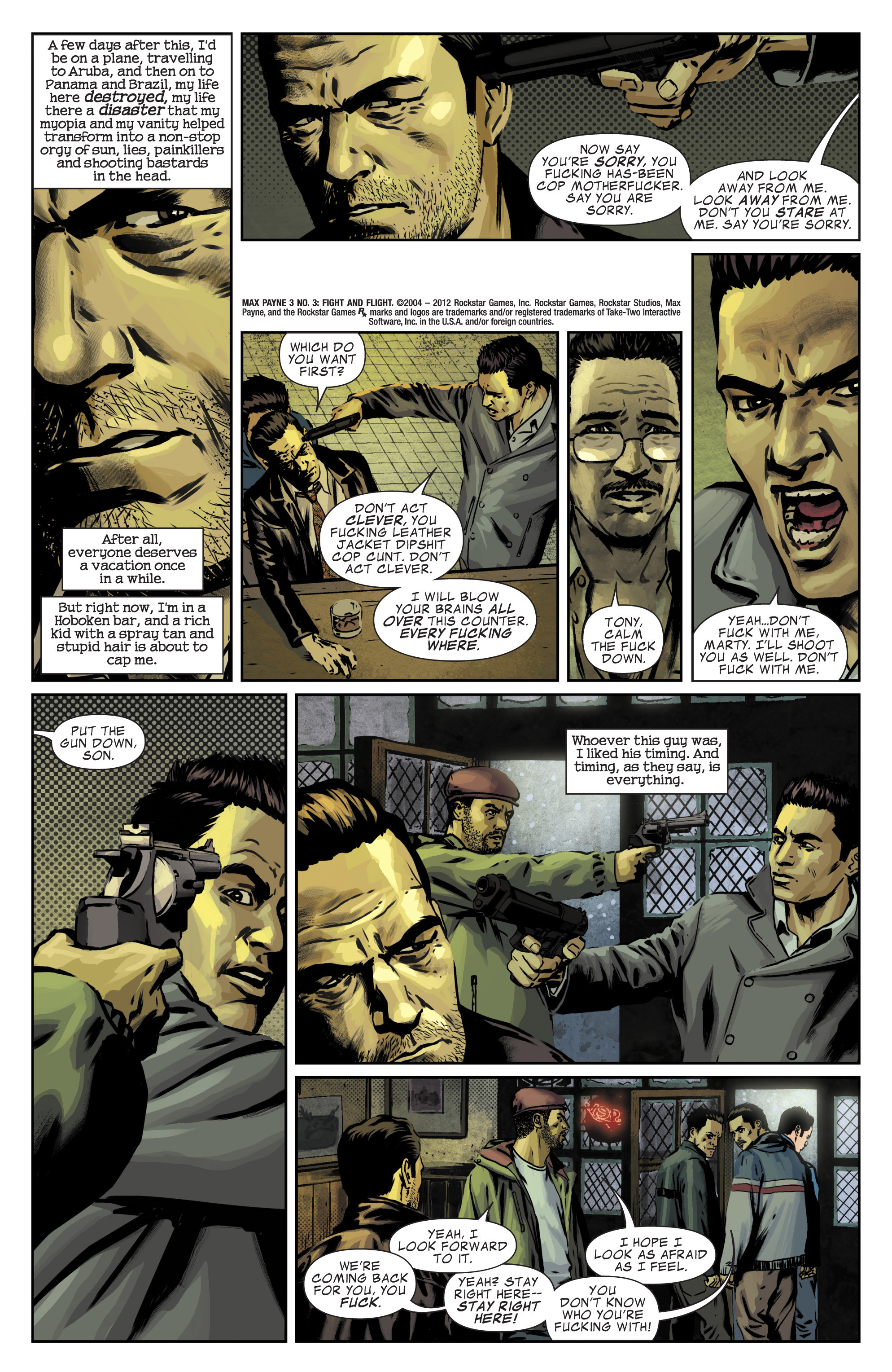 Read online Max Payne 3 comic -  Issue #3 - 2