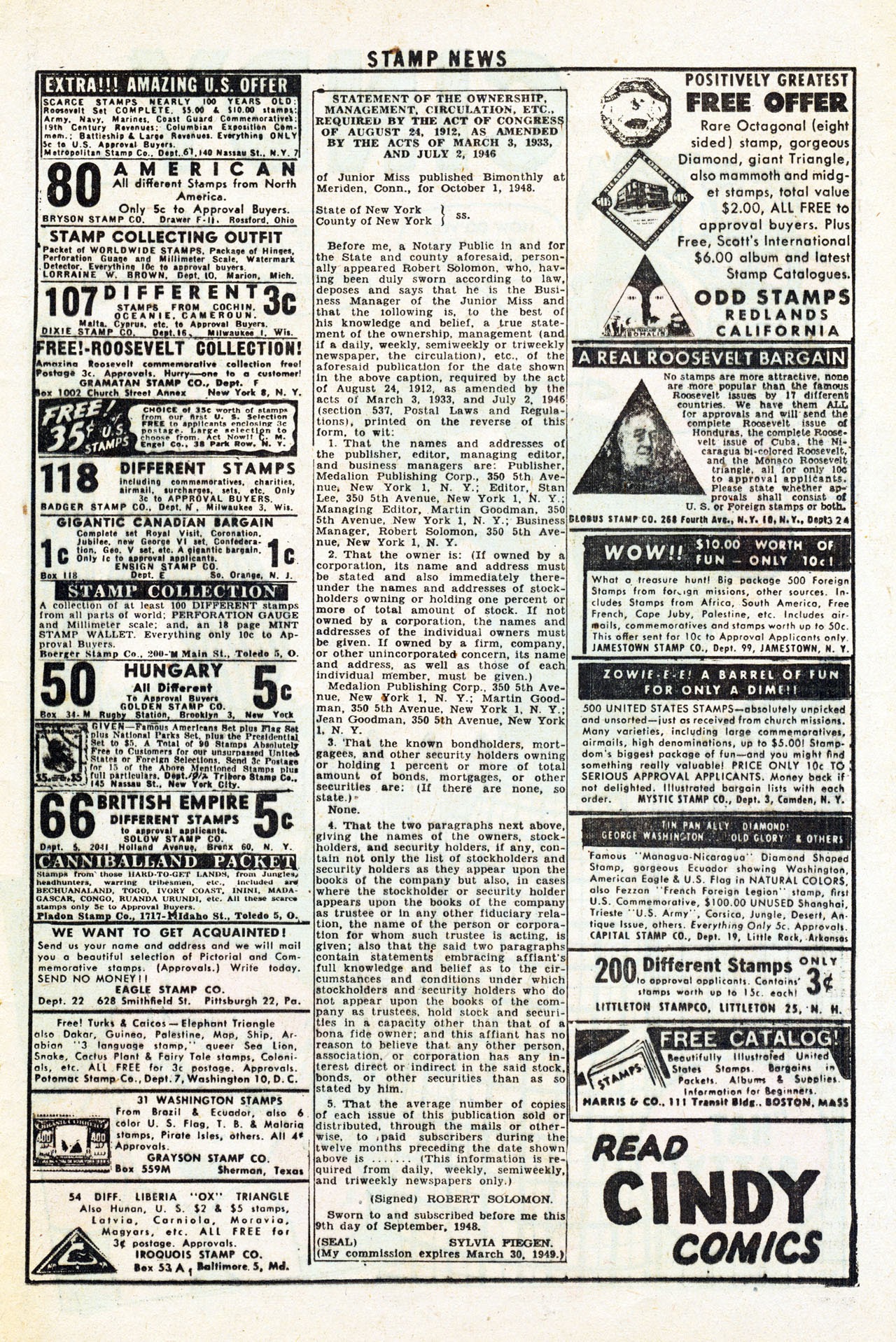 Read online Junior Miss (1947) comic -  Issue #33 - 33