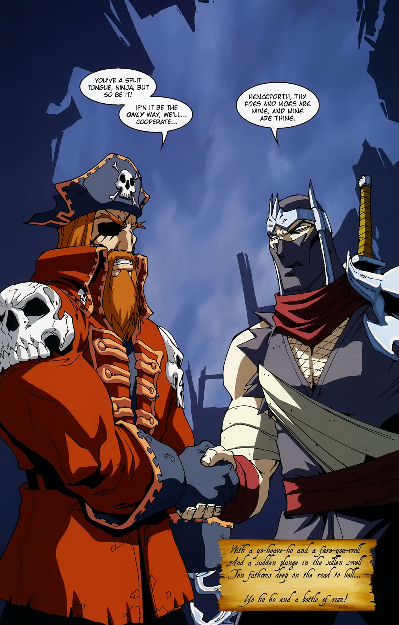 Read online Pirates vs. Ninjas II comic -  Issue #5 - 27