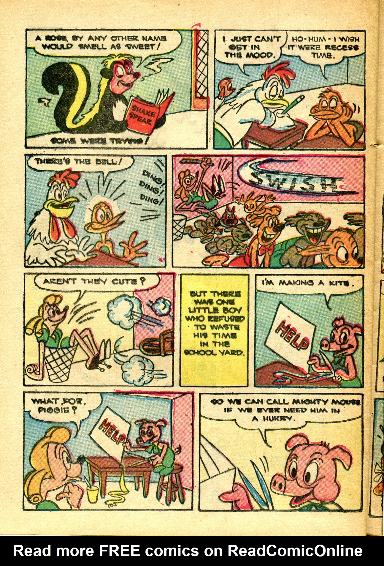 Read online Paul Terry's Mighty Mouse Comics comic -  Issue #27 - 28