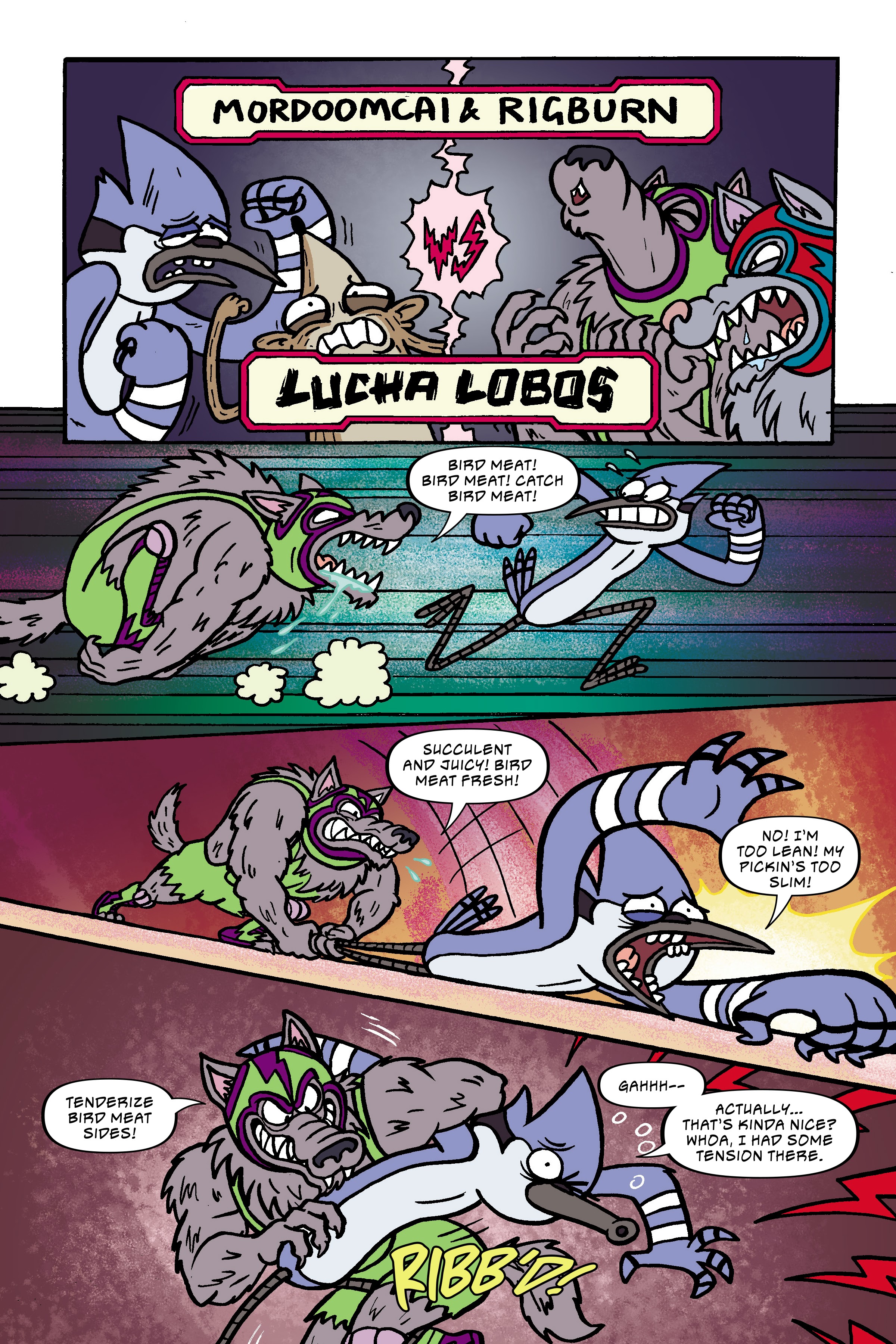 Read online Regular Show: Wrasslesplosion comic -  Issue # TPB - 50