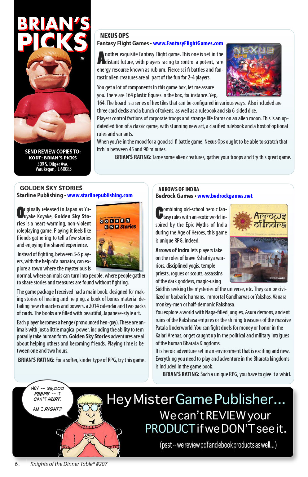 Read online Knights of the Dinner Table comic -  Issue #207 - 63