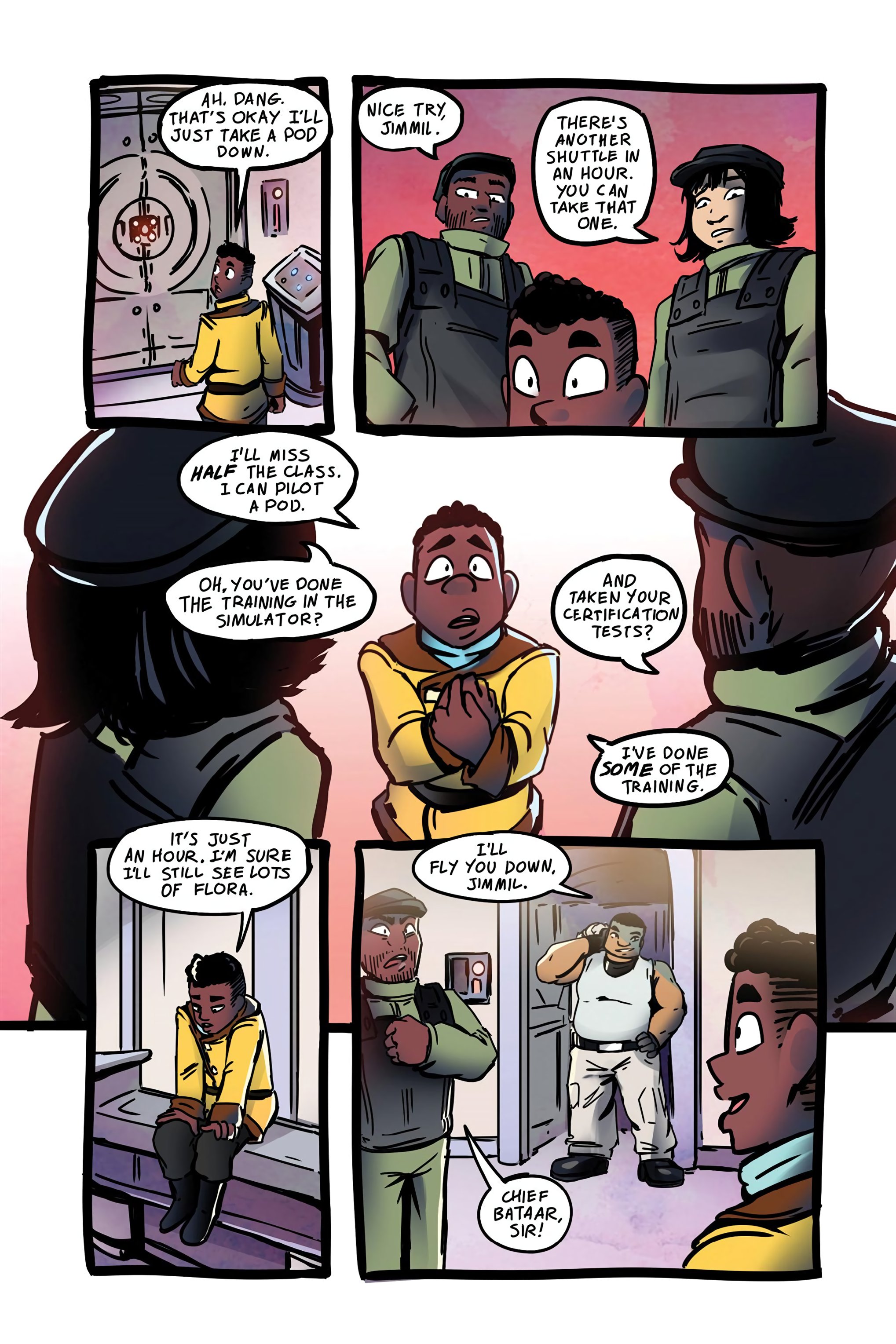 Read online Cosmic Cadets: Contact! comic -  Issue # TPB (Part 1) - 11