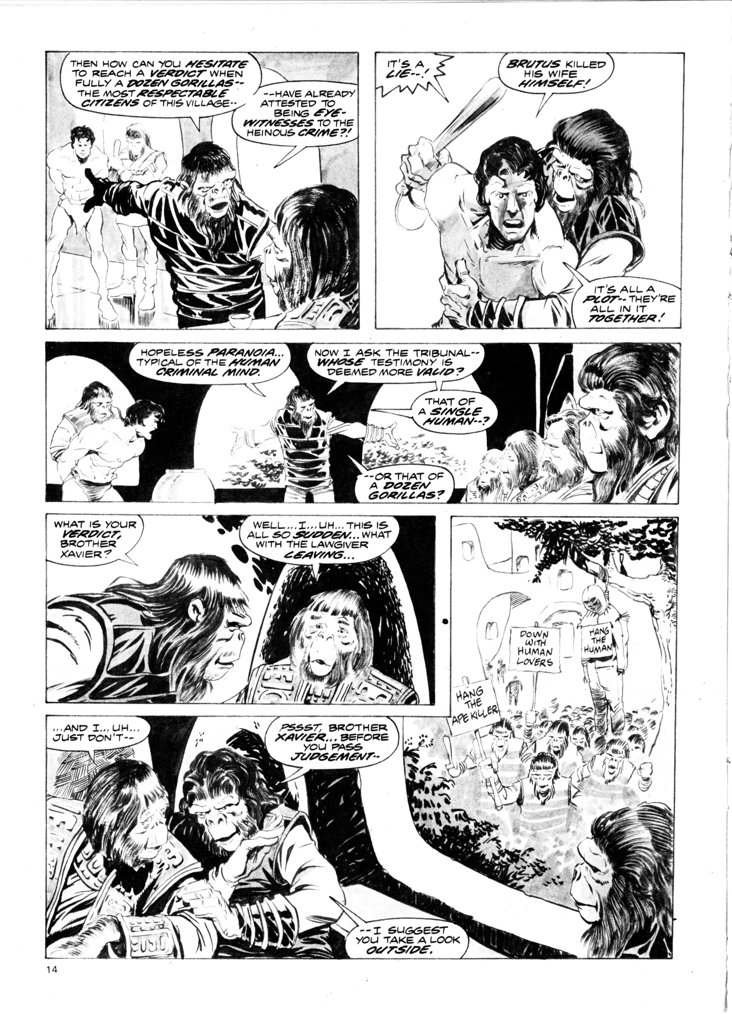 Read online Planet of the Apes (1974) comic -  Issue #13 - 14
