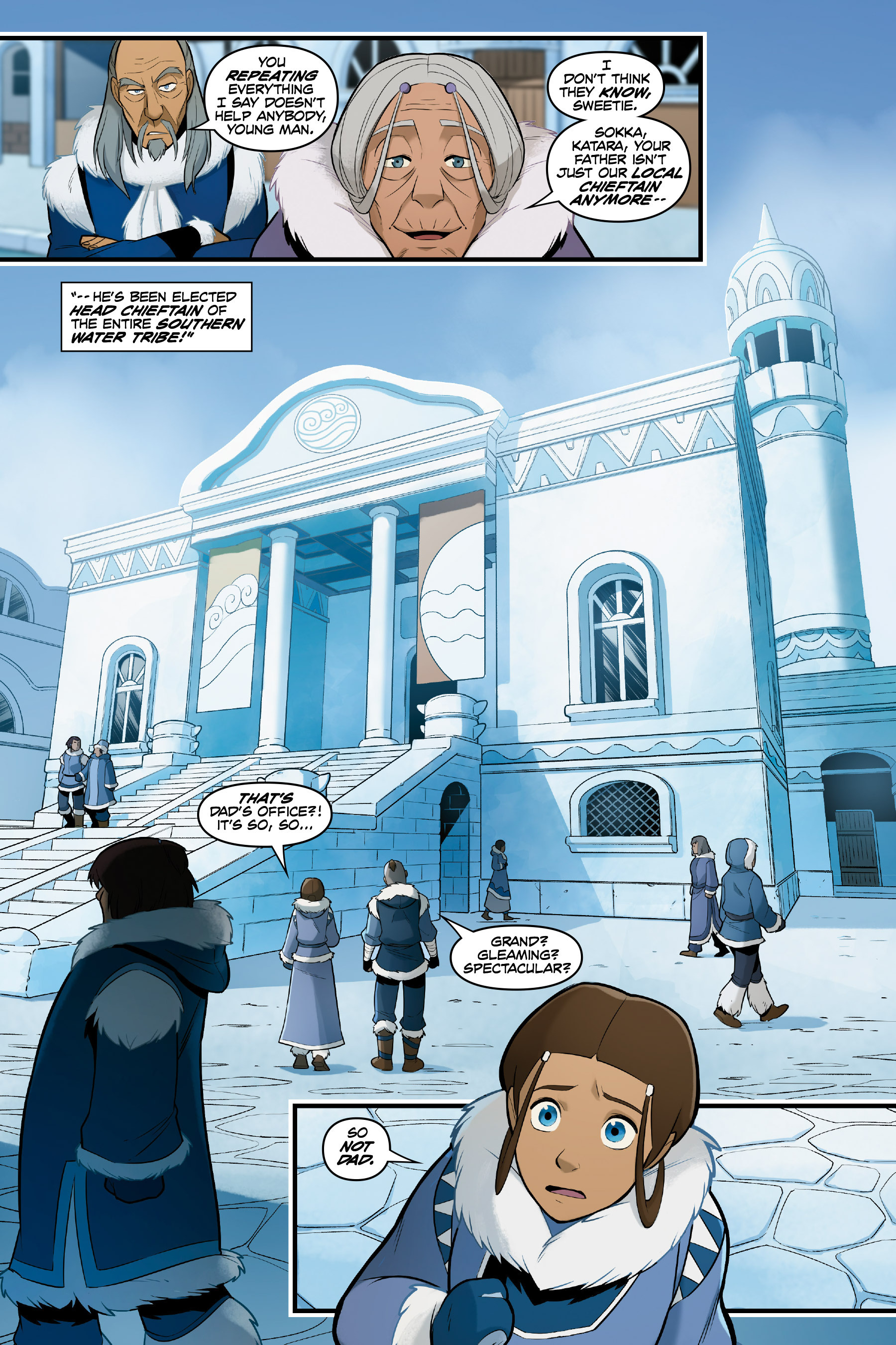 Read online Nickelodeon Avatar: The Last Airbender - North and South comic -  Issue #1 - 26