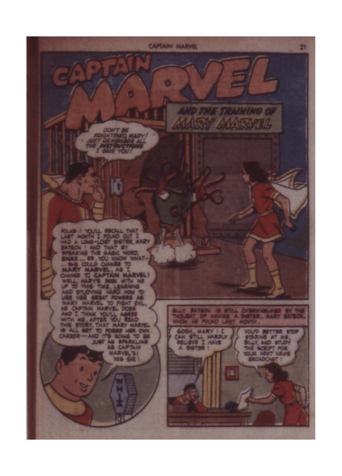 Read online Captain Marvel Adventures comic -  Issue #19 - 21