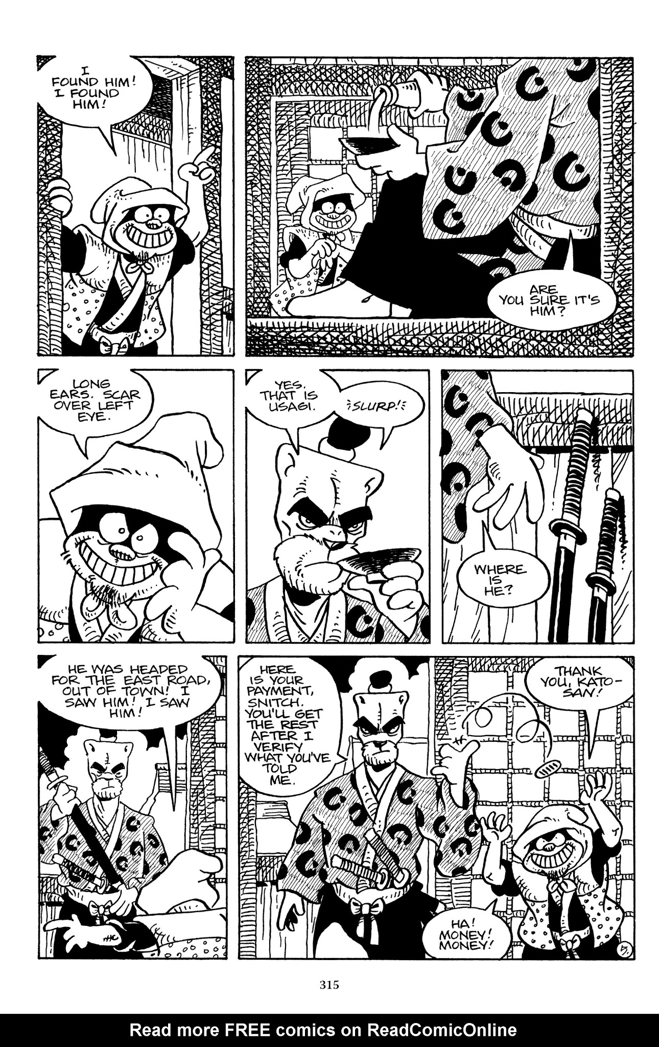 Read online The Usagi Yojimbo Saga comic -  Issue # TPB 7 - 310