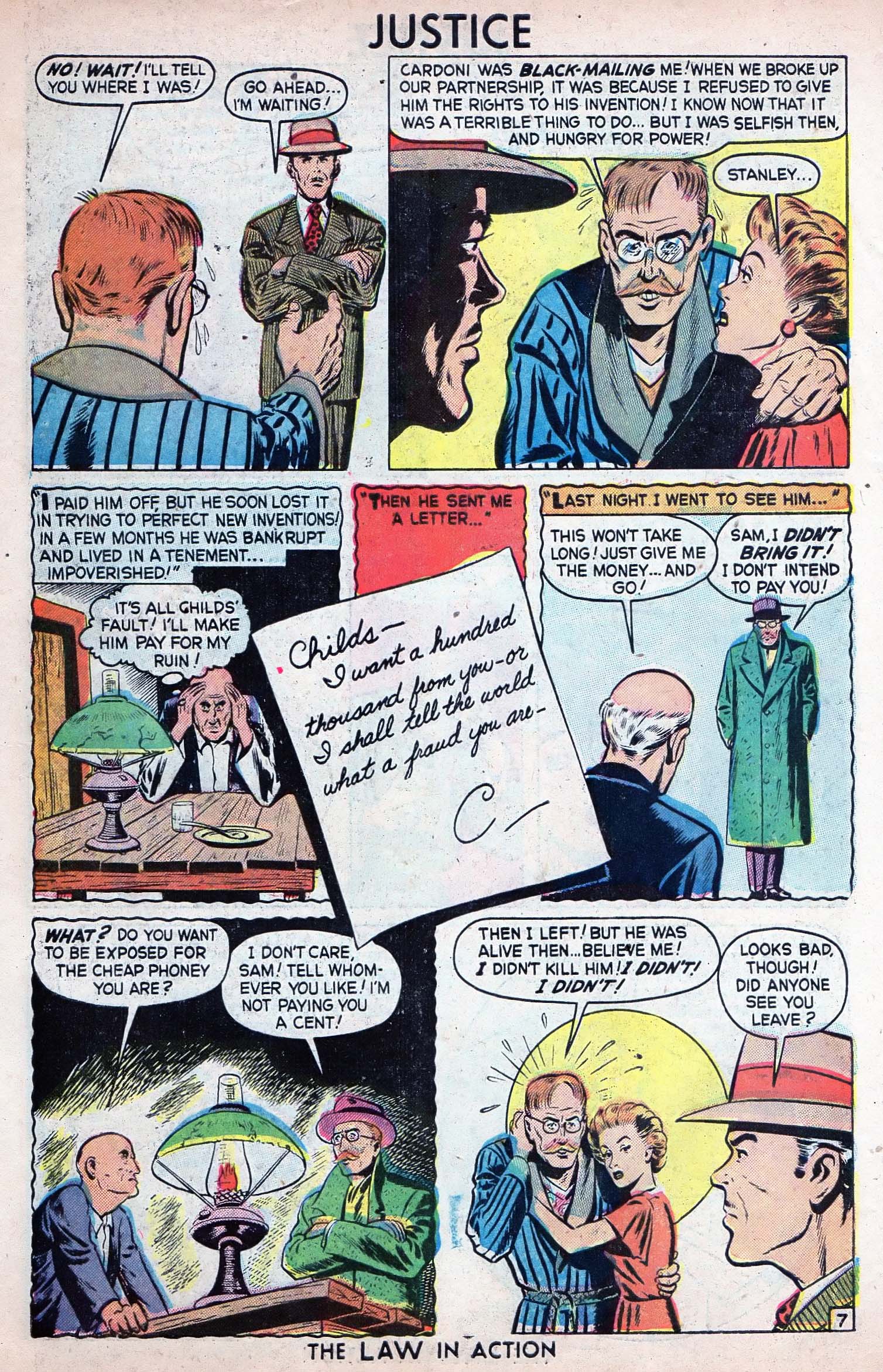 Read online Justice (1947) comic -  Issue #8 - 28