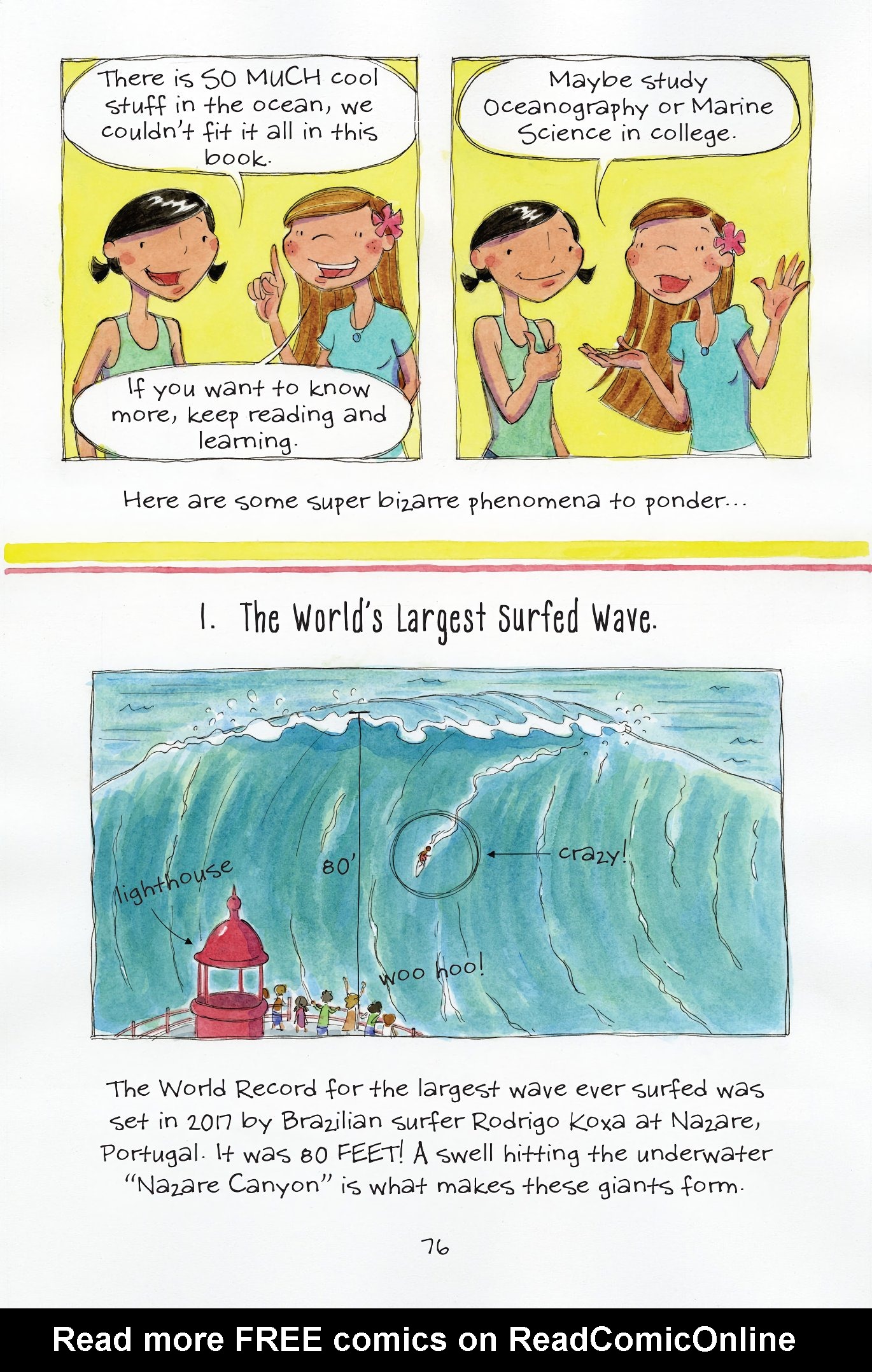 Read online The Science of Surfing: A Surfside Girls Guide to the Ocean comic -  Issue # TPB - 76