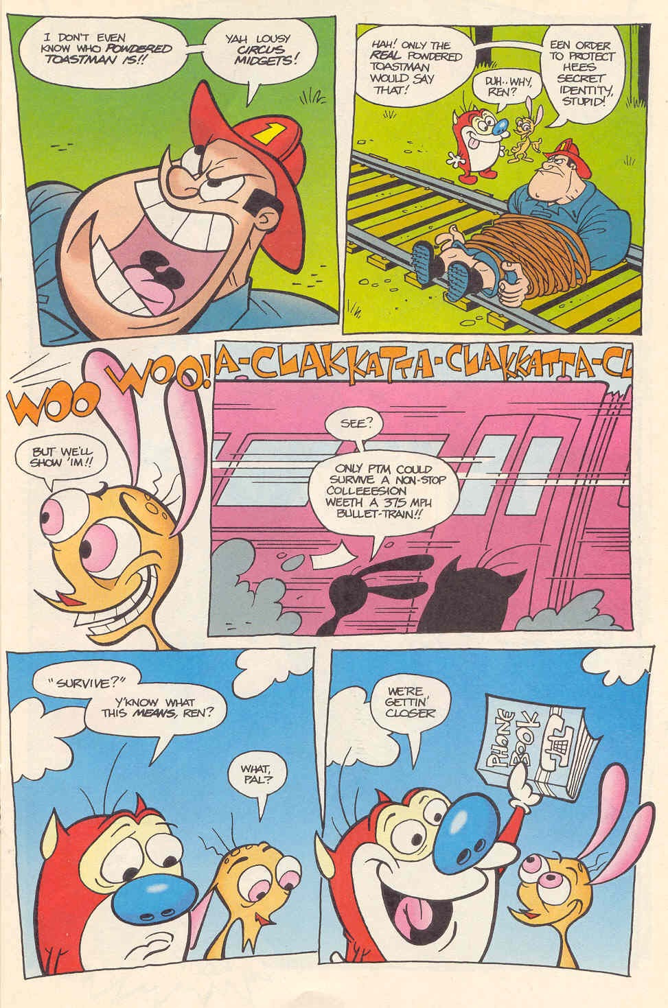 Read online Ren & Stimpy Show Special Powdered Toastman comic -  Issue # Full - 19
