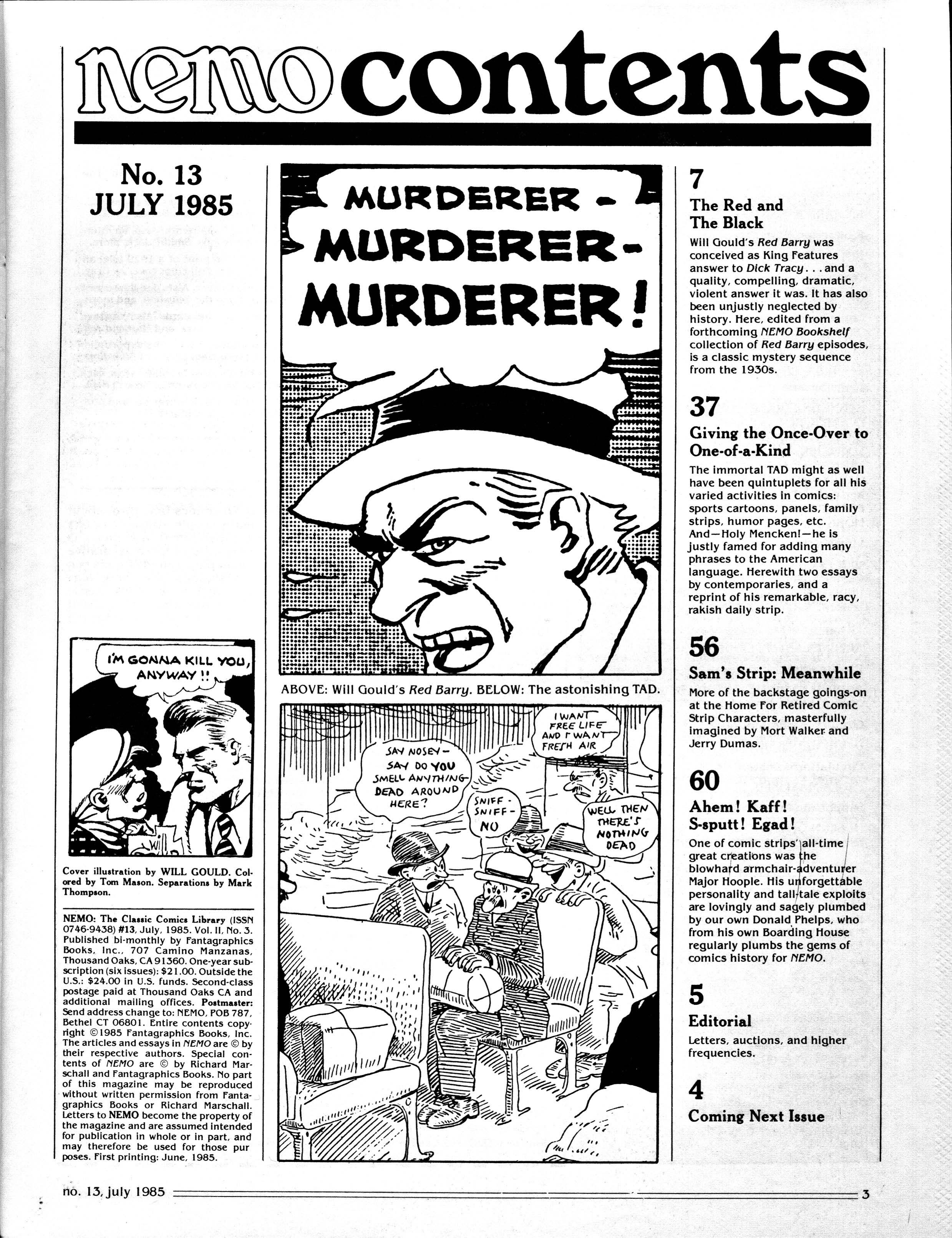 Read online Nemo: The Classic Comics Library comic -  Issue #13 - 2