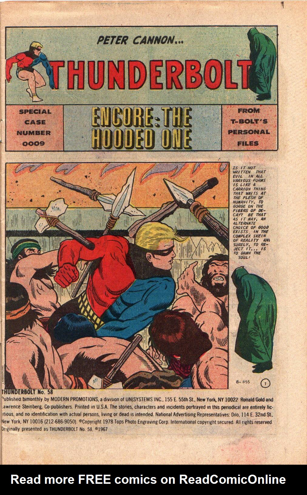Read online Thunderbolt comic -  Issue #58 - 3