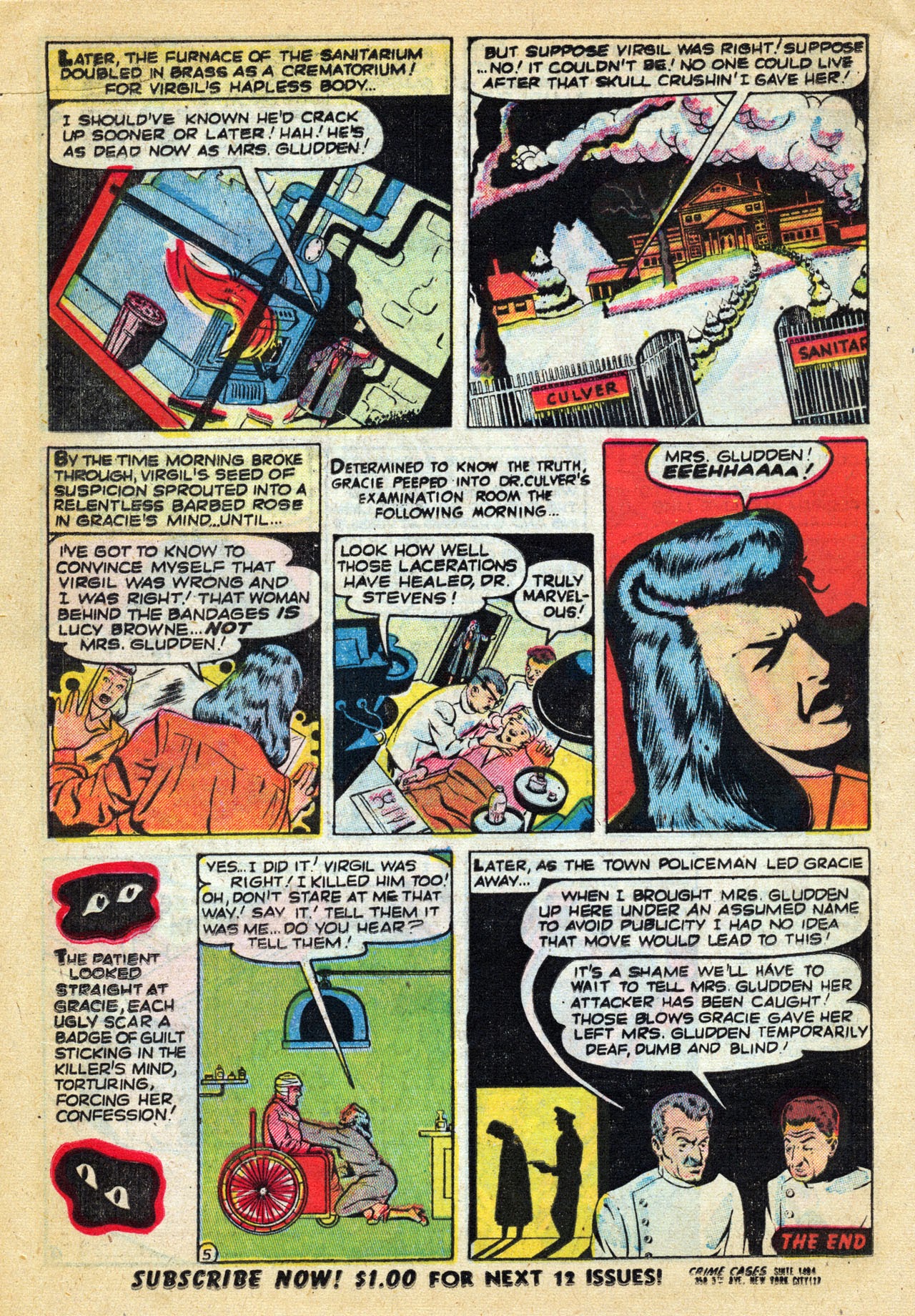 Read online Crime Cases Comics (1951) comic -  Issue #6 - 16
