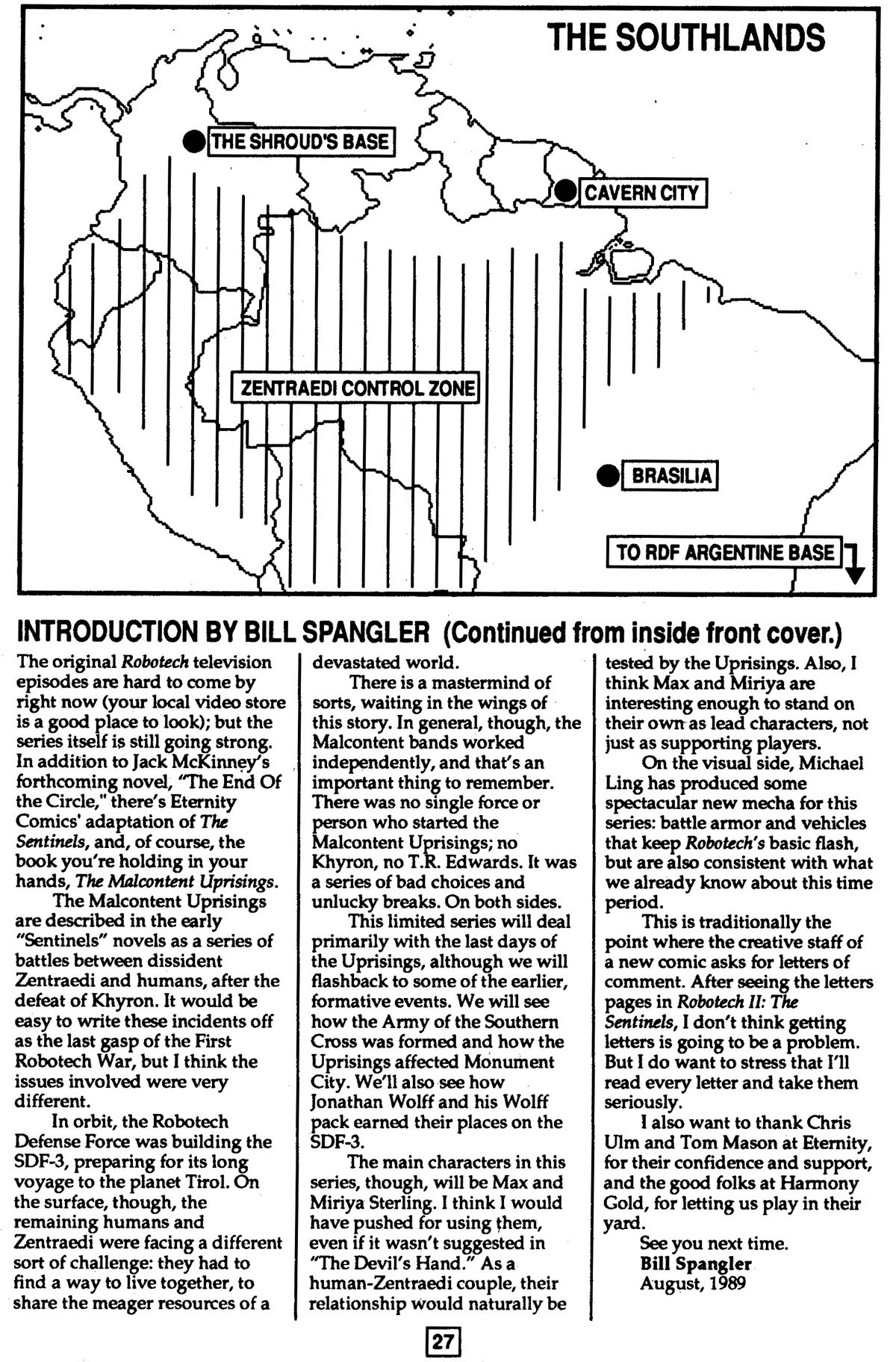Read online Robotech II: The Sentinels - The Malcontent Uprisings comic -  Issue #1 - 29