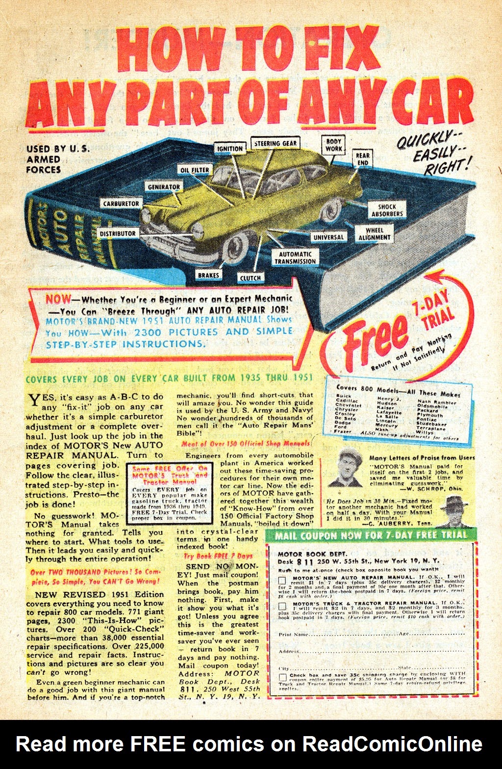 Read online Crime Cases Comics (1951) comic -  Issue #8 - 17