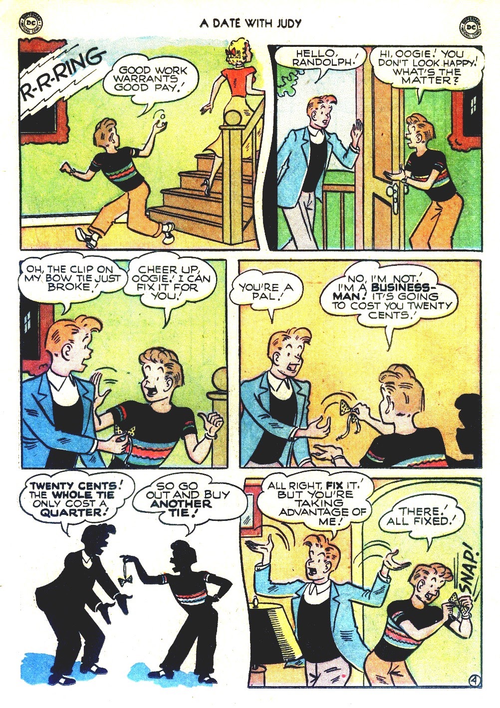Read online A Date with Judy comic -  Issue #14 - 21