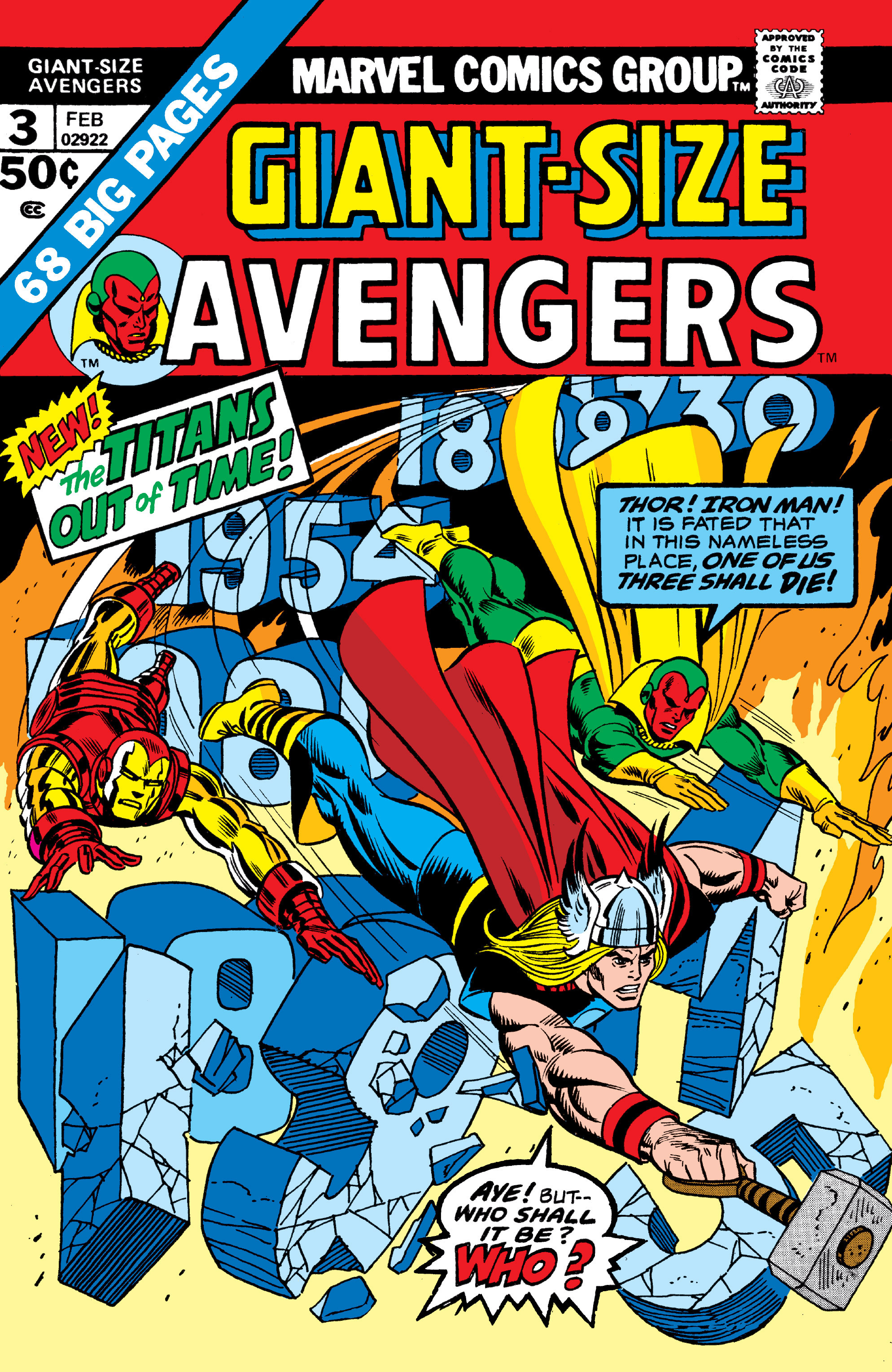 Read online Giant-Size Avengers comic -  Issue #3 - 1