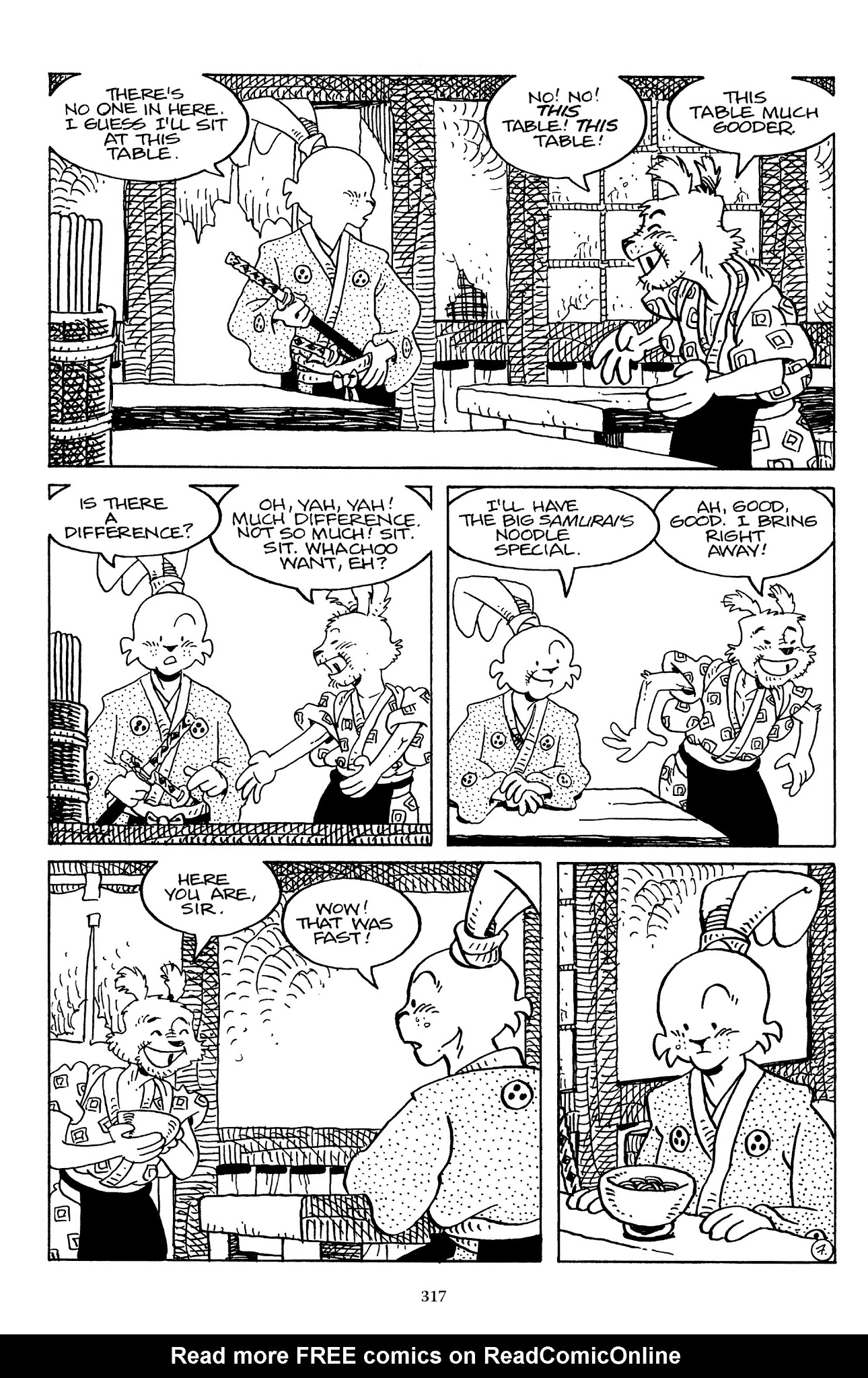 Read online The Usagi Yojimbo Saga comic -  Issue # TPB 7 - 312