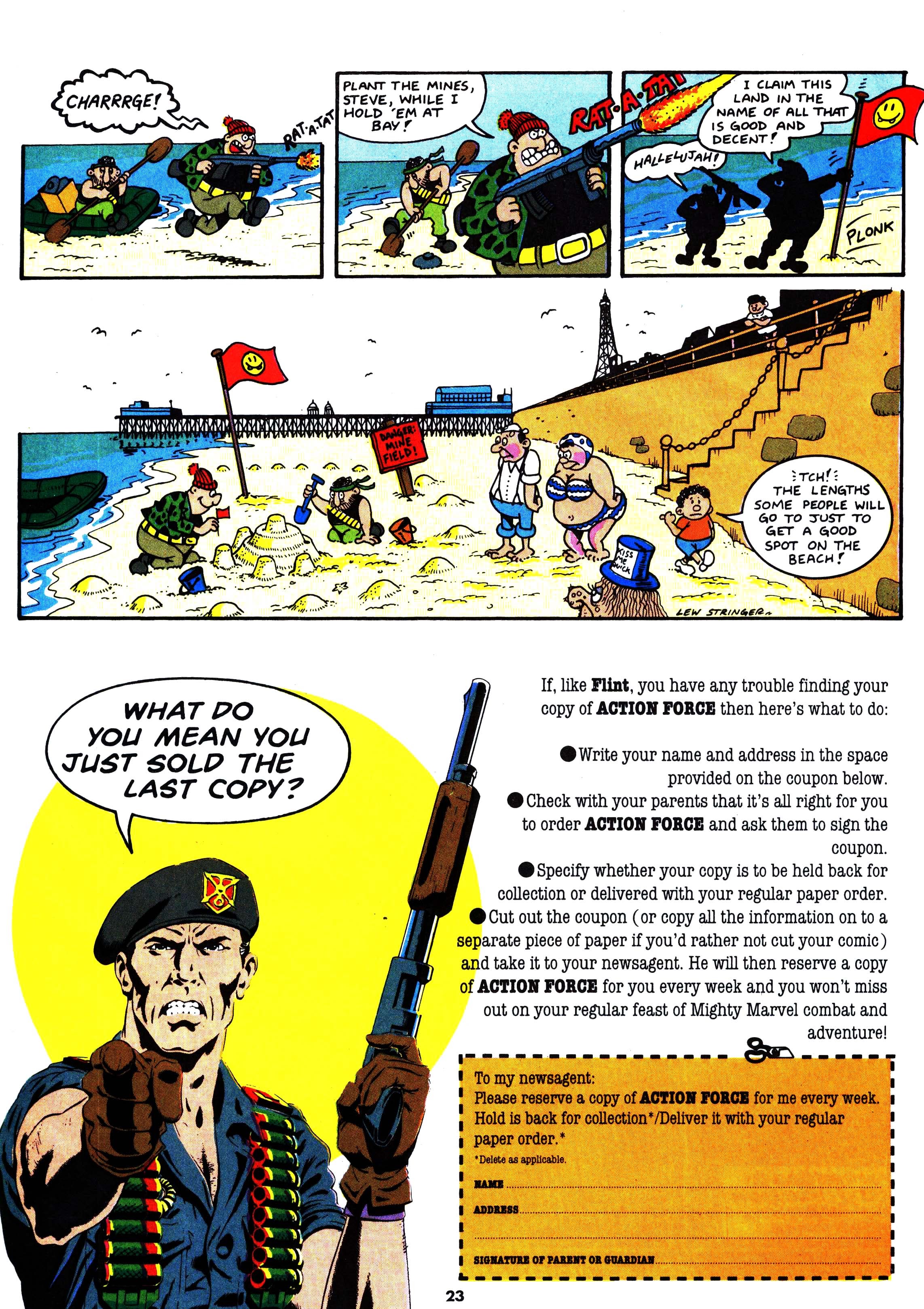 Read online Action Force comic -  Issue #20 - 23