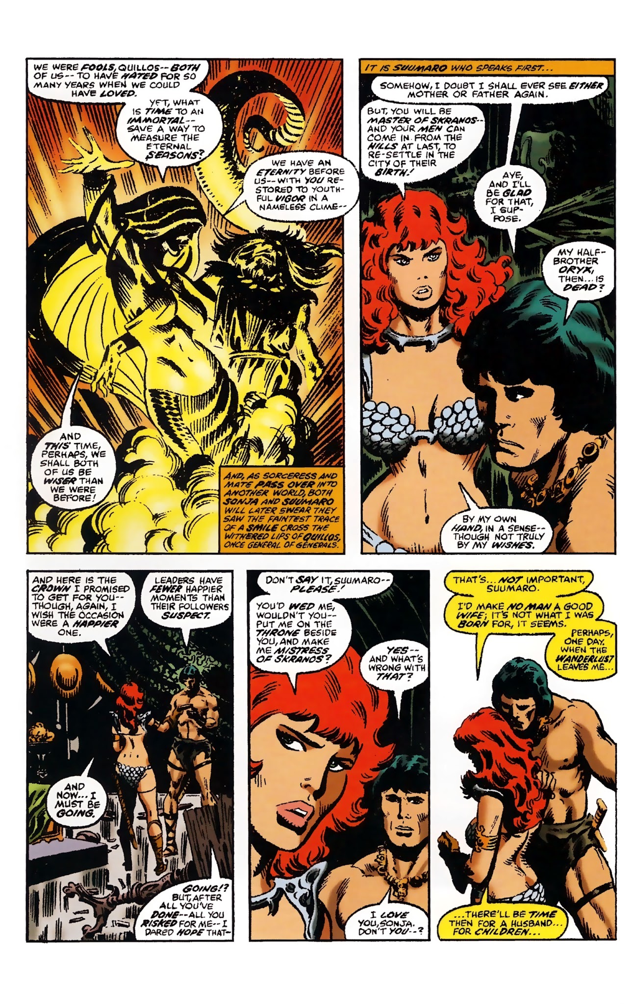 Read online The Adventures of Red Sonja comic -  Issue # TPB 3 - 107