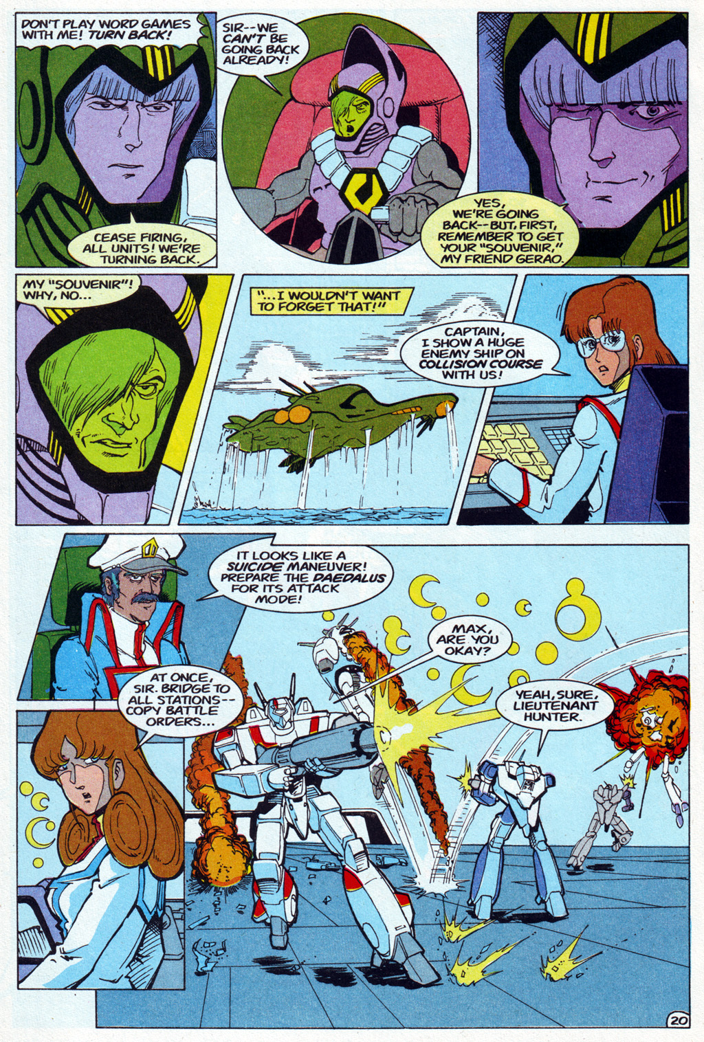 Read online Robotech The Macross Saga comic -  Issue #16 - 21