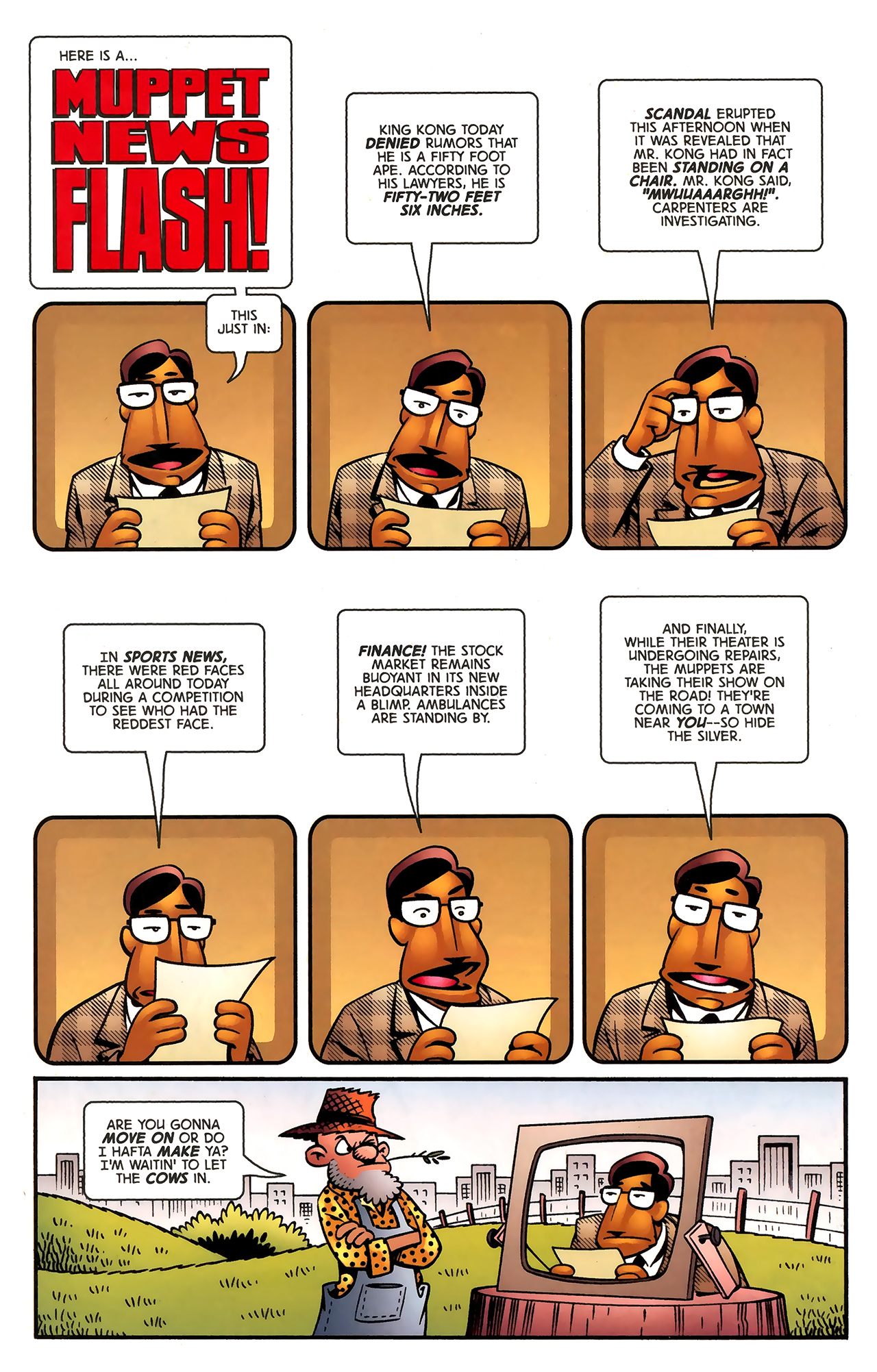 Read online The Muppet Show: The Comic Book comic -  Issue #1 - 4