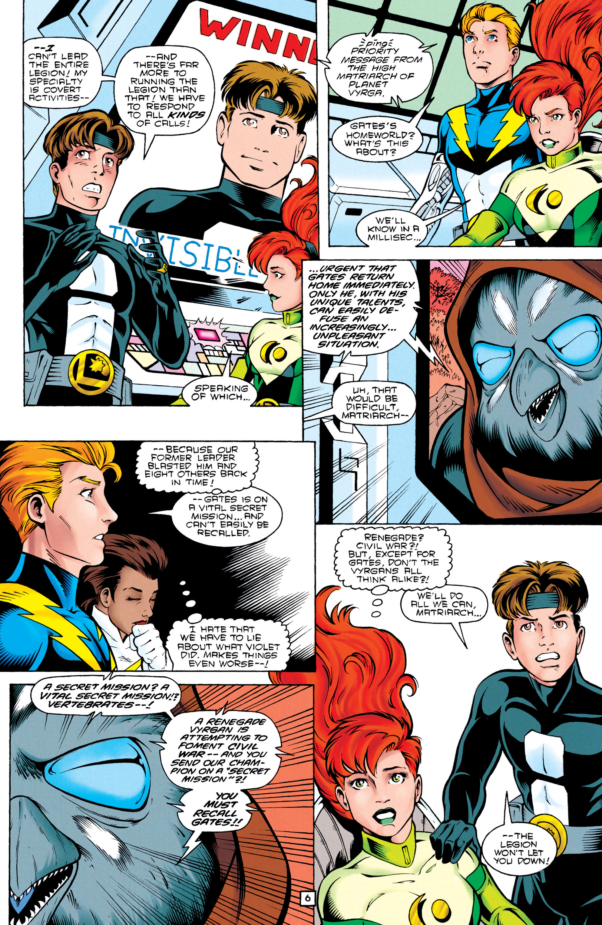 Read online Legionnaires comic -  Issue #45 - 7