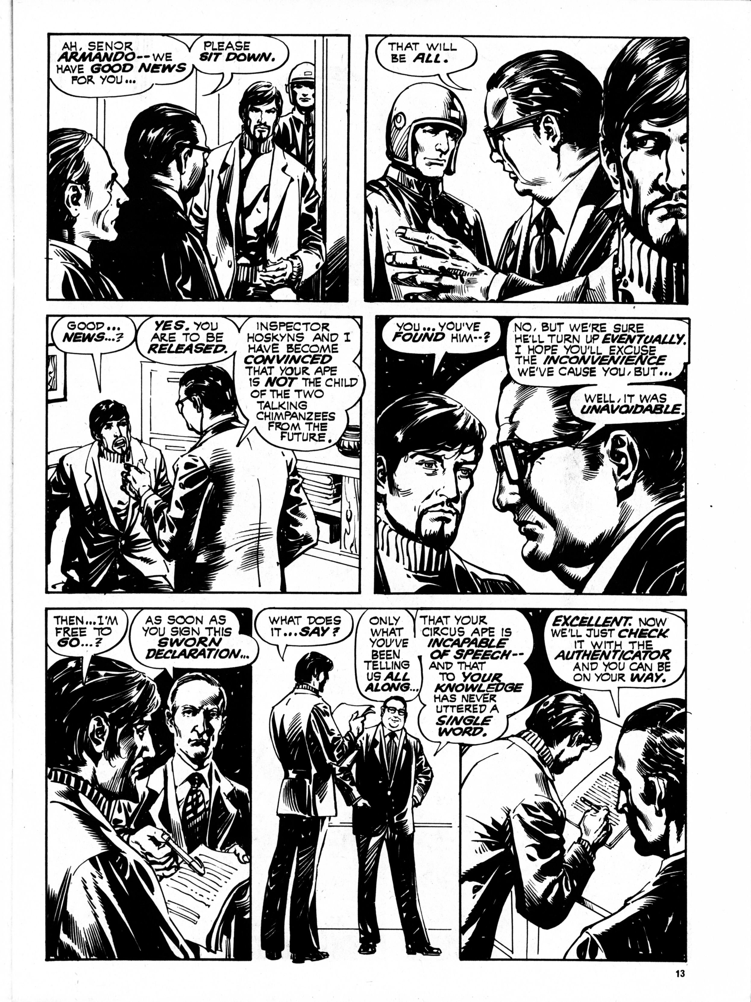 Read online Planet of the Apes (1974) comic -  Issue #68 - 13
