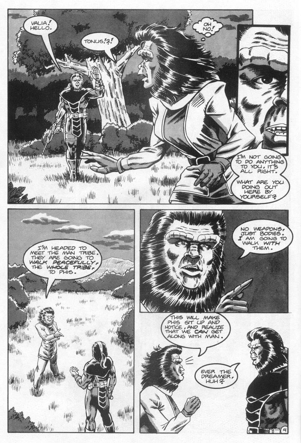 Read online Planet of the Apes: Blood of the Apes comic -  Issue #4 - 6
