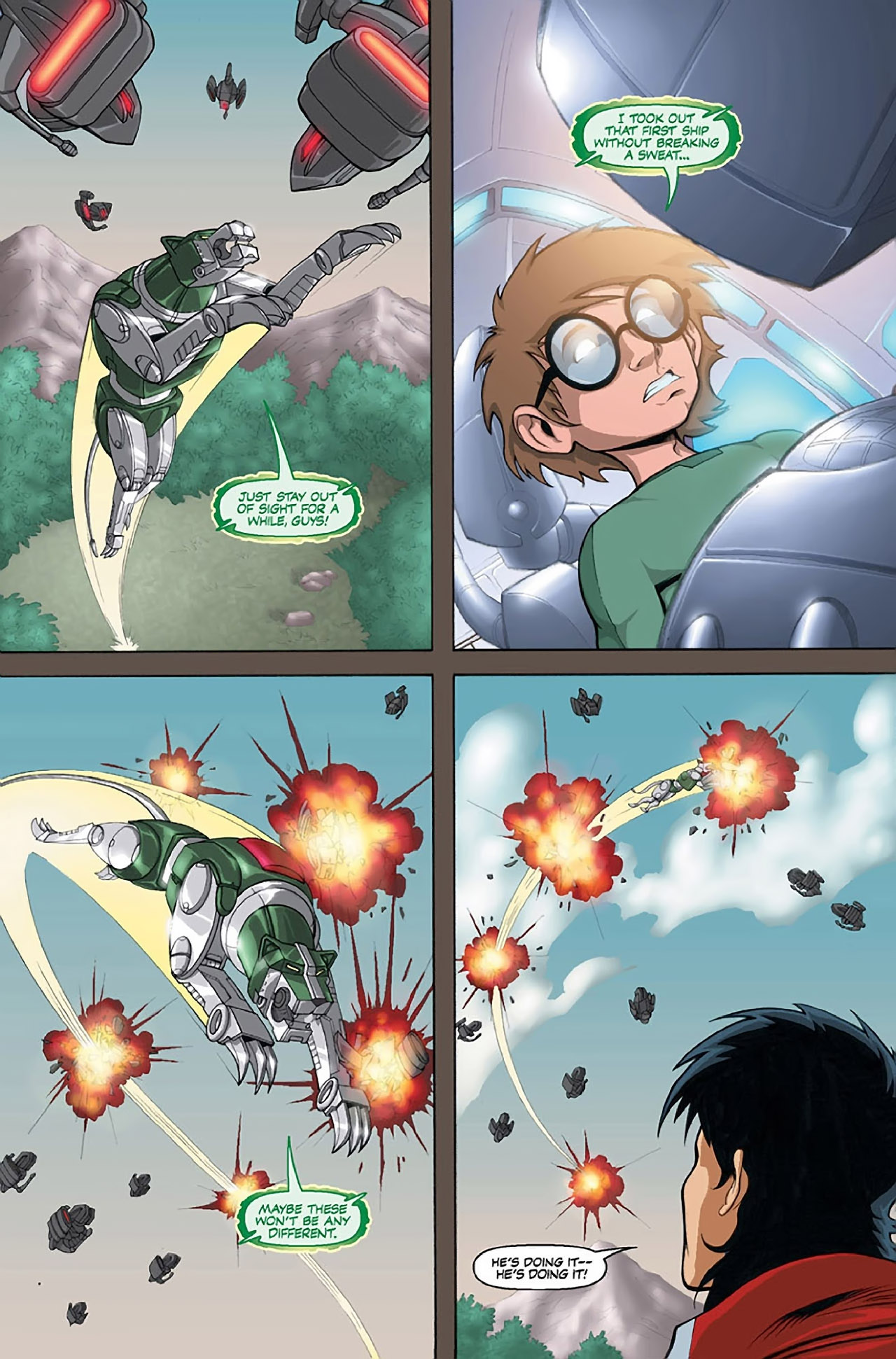 Read online Voltron: Defender of the Universe (Existed) comic -  Issue #3 - 4