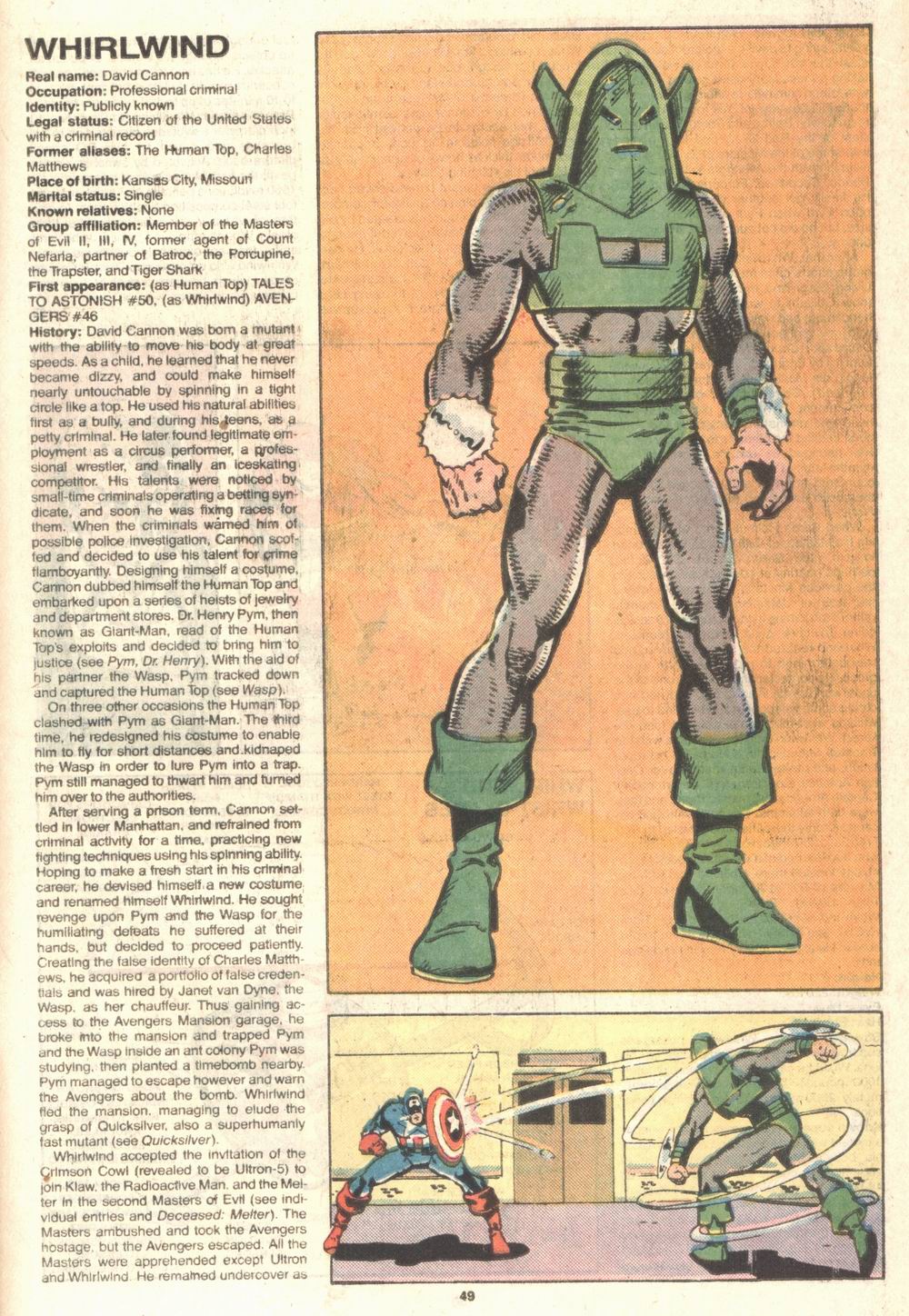 Read online The Official Handbook of the Marvel Universe Deluxe Edition comic -  Issue #14 - 51