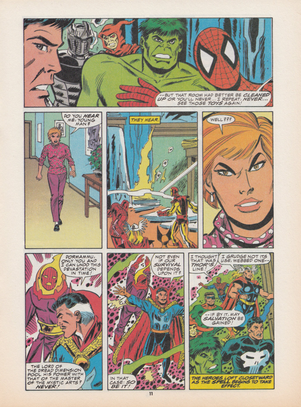 Read online Marvel Super Heroes Summer Fun comic -  Issue # Full - 11