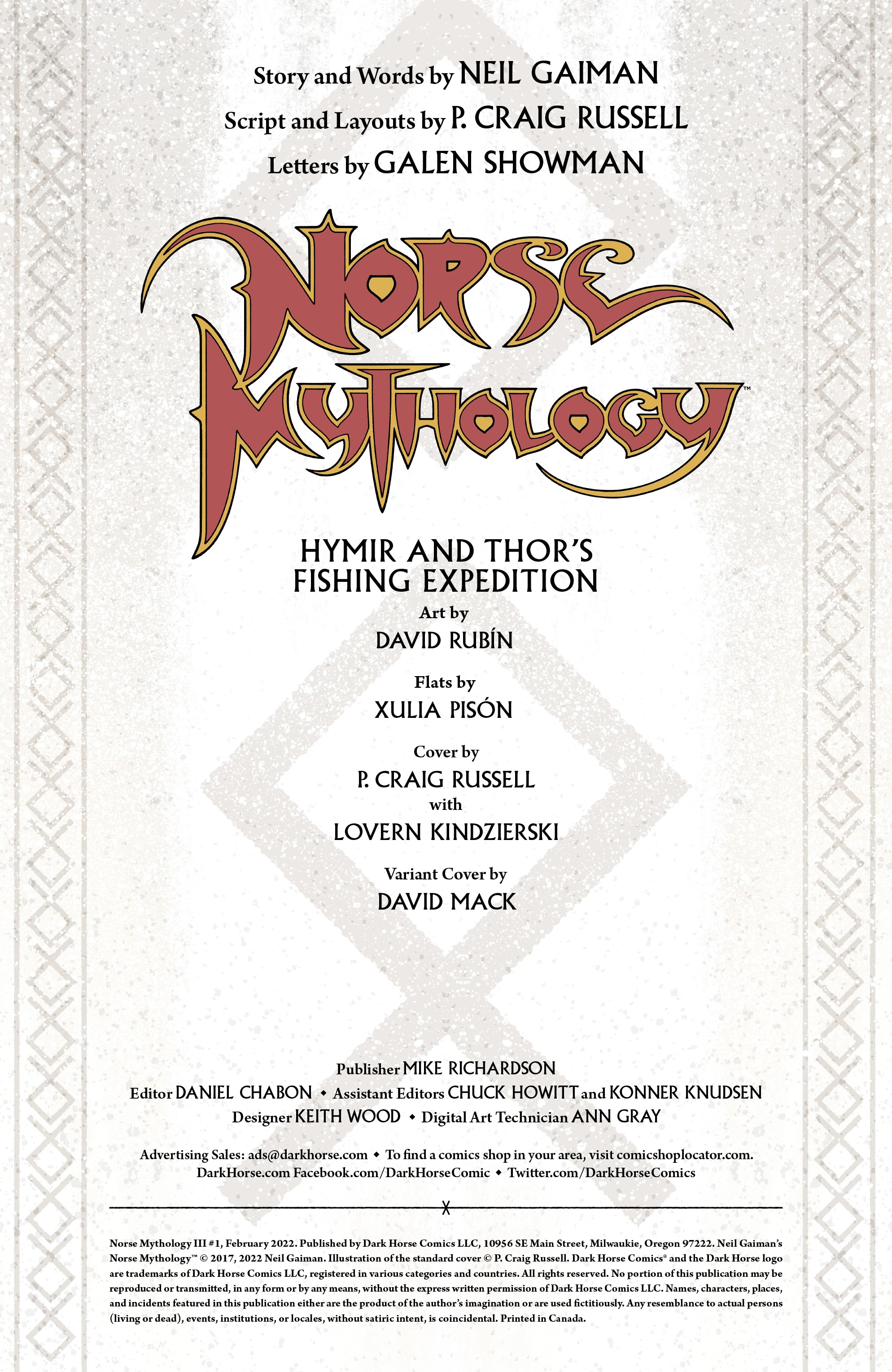 Read online Norse Mythology III comic -  Issue #1 - 2