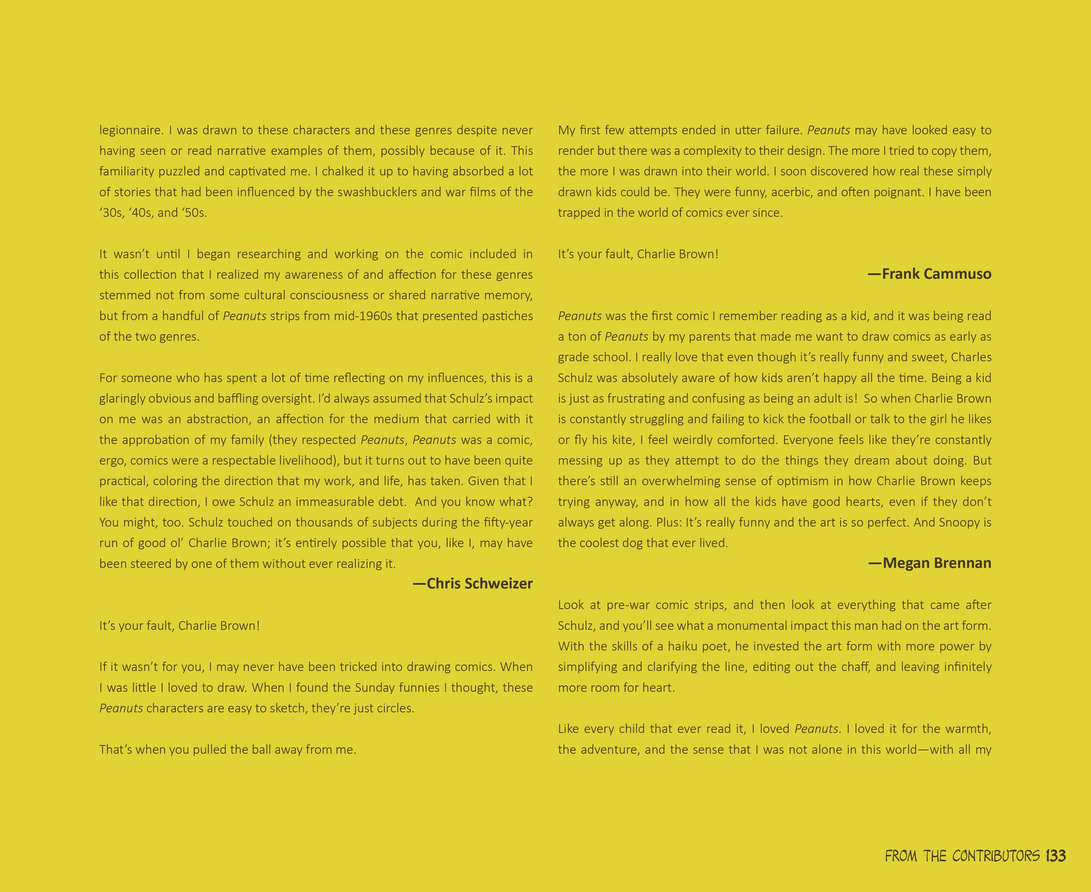 Read online Peanuts: A Tribute to Charles M. Schulz comic -  Issue # TPB (Part 2) - 35