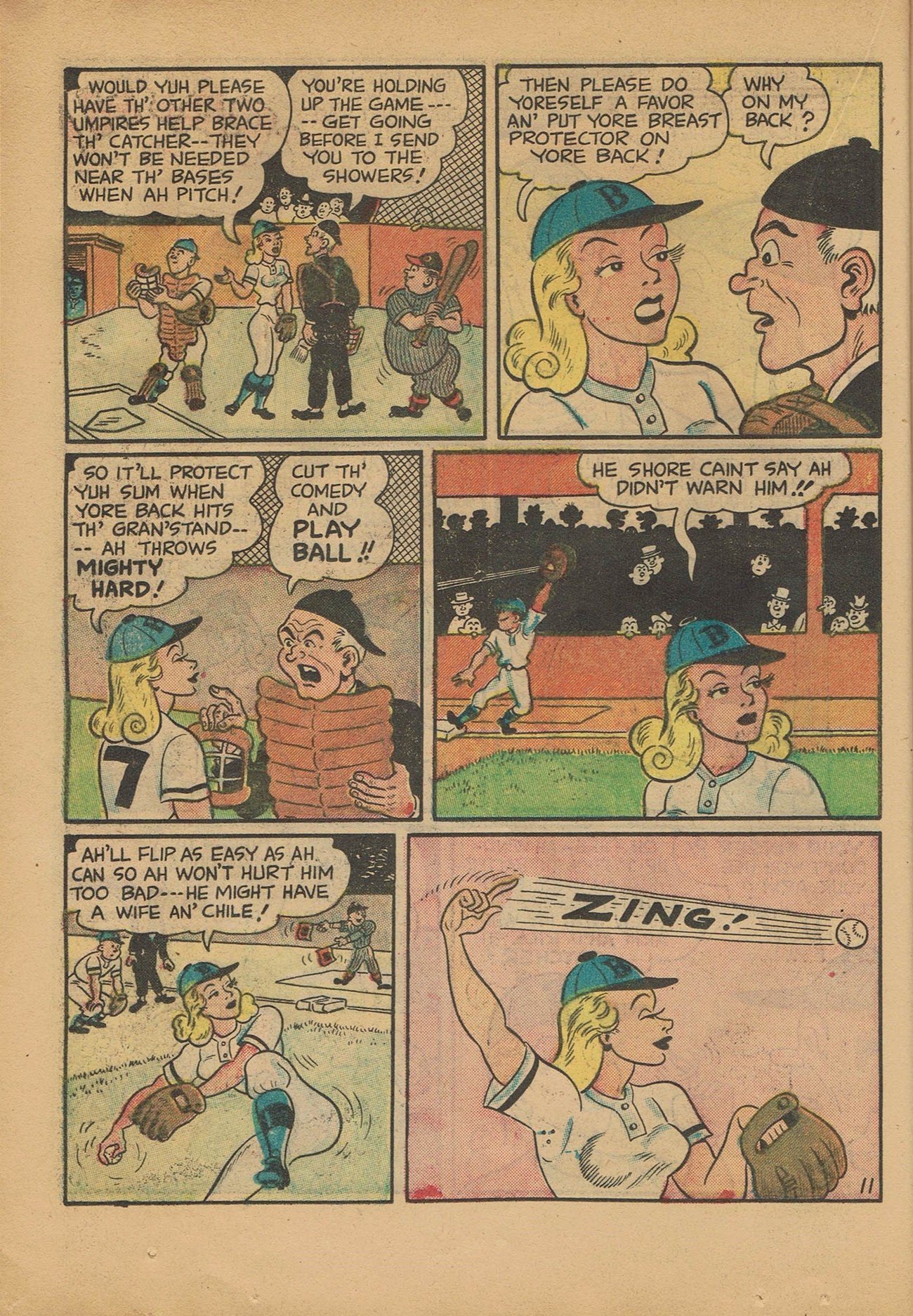 Read online Babe (1948) comic -  Issue #2 - 24