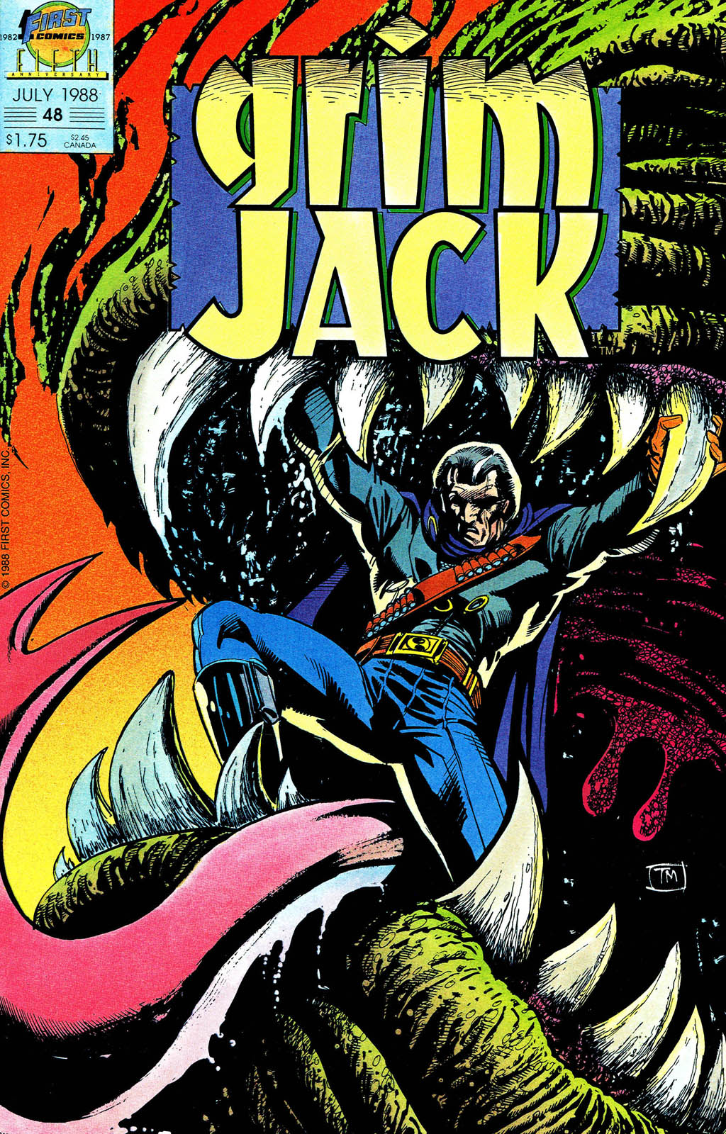 Read online Grimjack comic -  Issue #48 - 1
