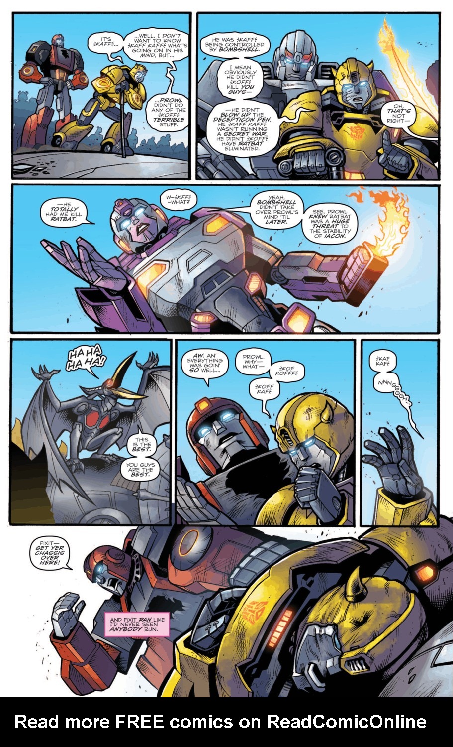 Read online Transformers: Robots In Disguise (2012) comic -  Issue #18 - 13