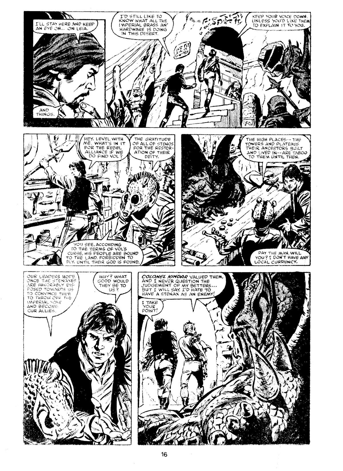Read online Star Wars Weekly comic -  Issue #170 - 16