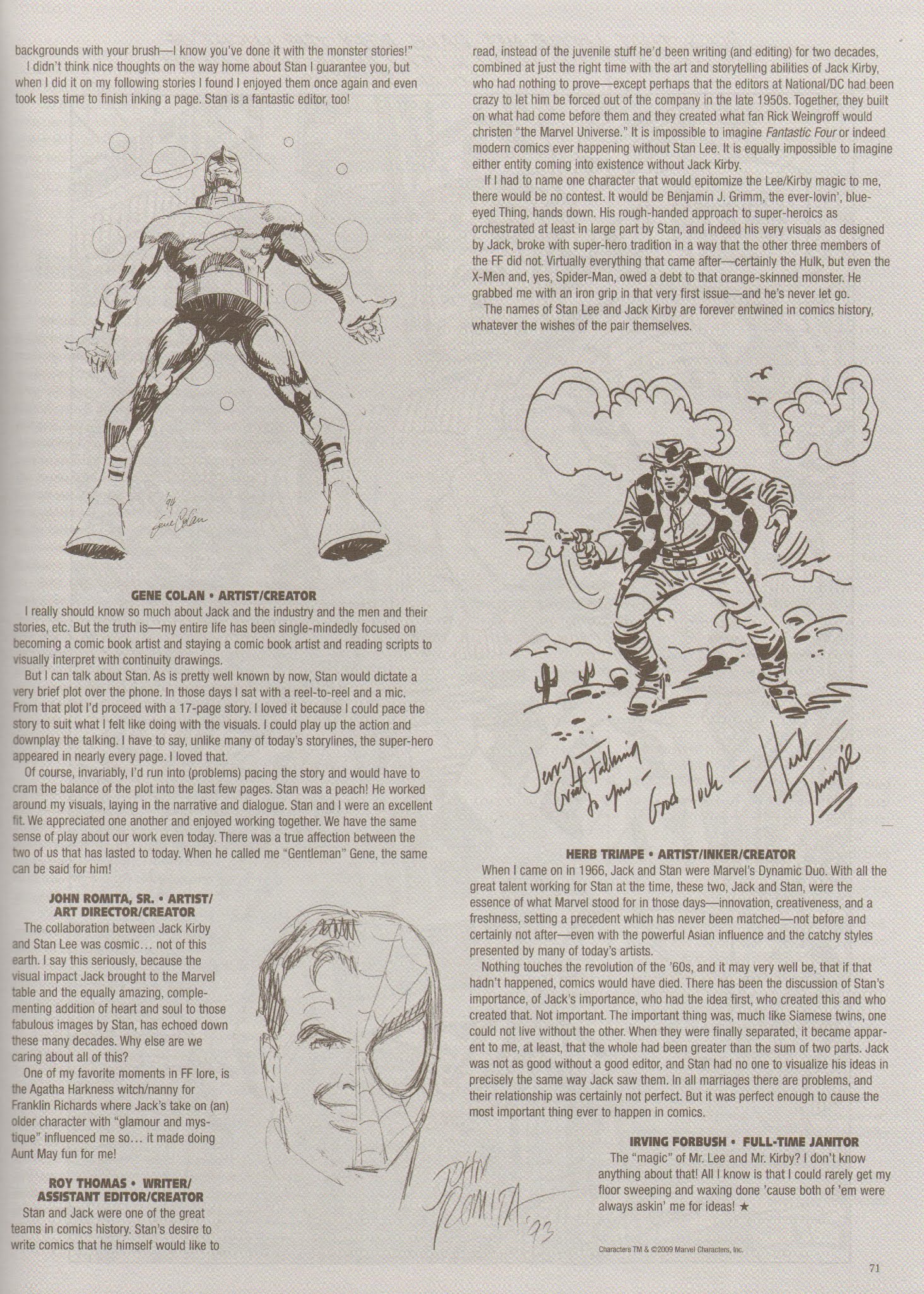 Read online The Jack Kirby Collector comic -  Issue #53 - 71