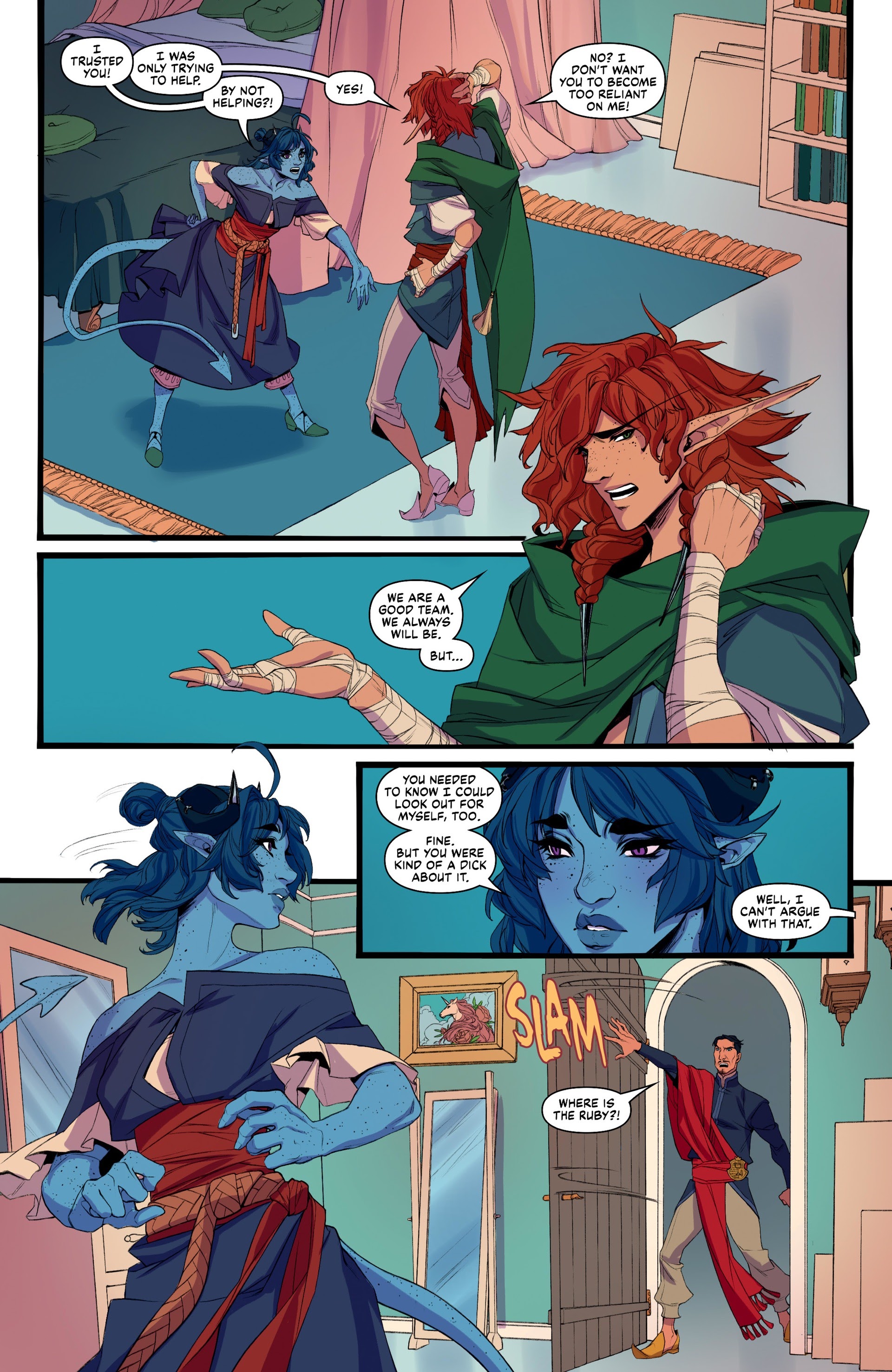 Read online Critical Role: The Mighty Nein Origins–Jester Lavorre comic -  Issue # Full - 48