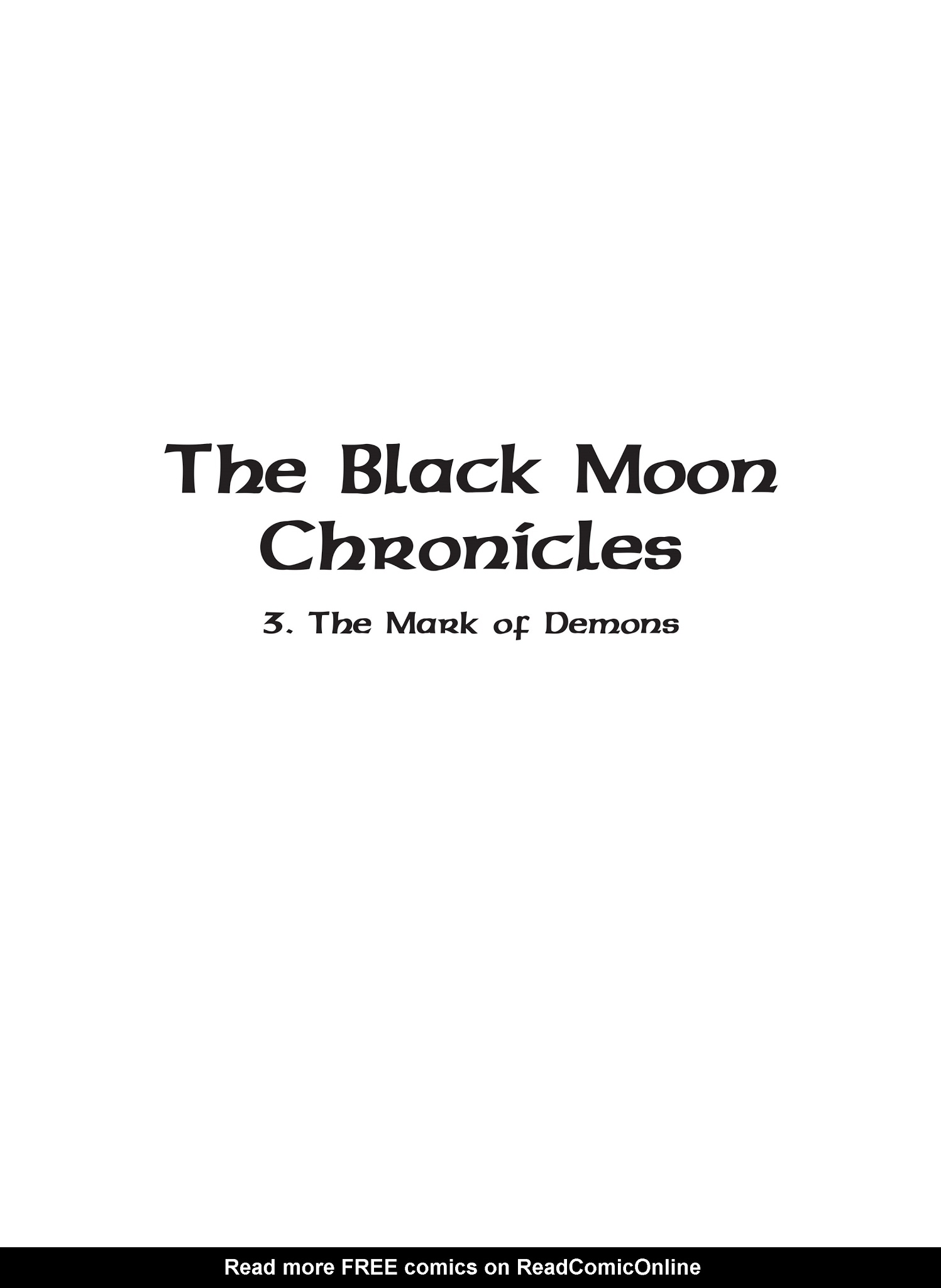 Read online The Black Moon Chronicles comic -  Issue #3 - 3