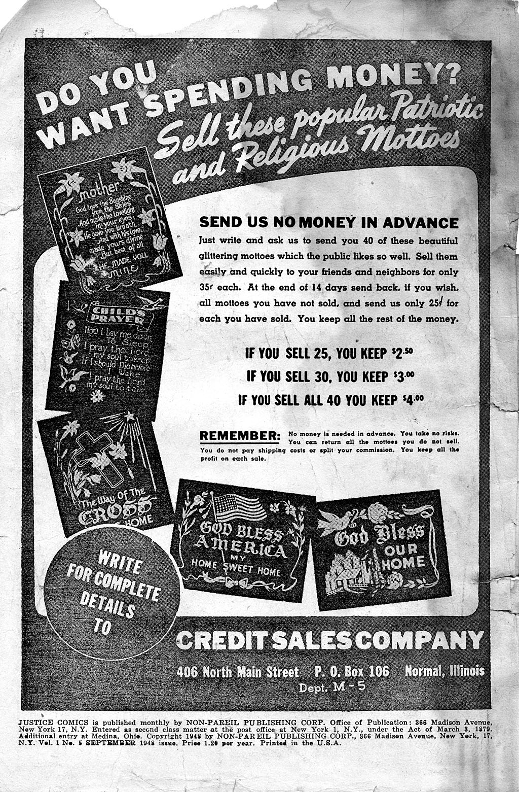 Read online Justice Comics (1948) comic -  Issue #5 - 2