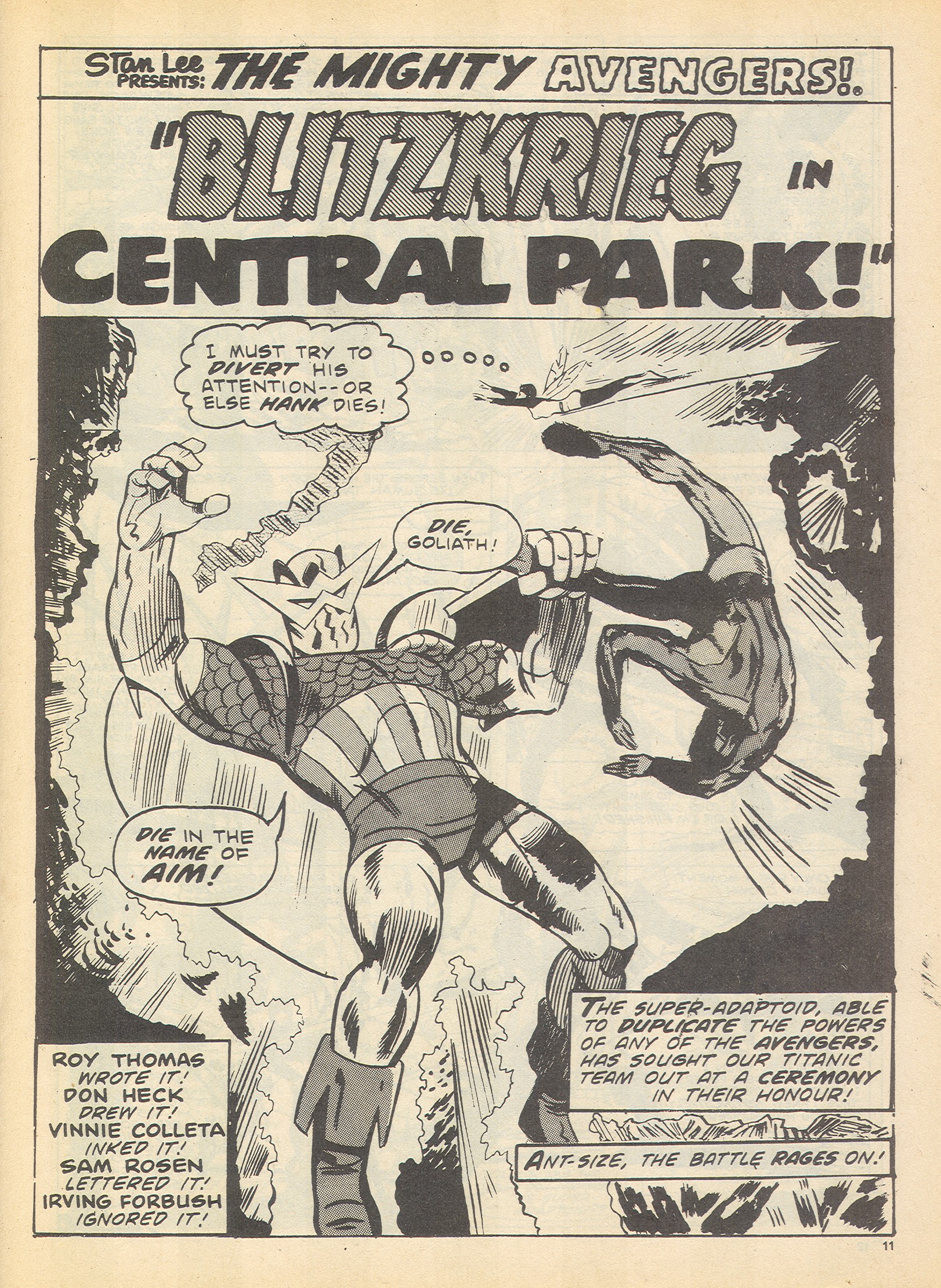 Read online The Avengers (1973) comic -  Issue #57 - 11