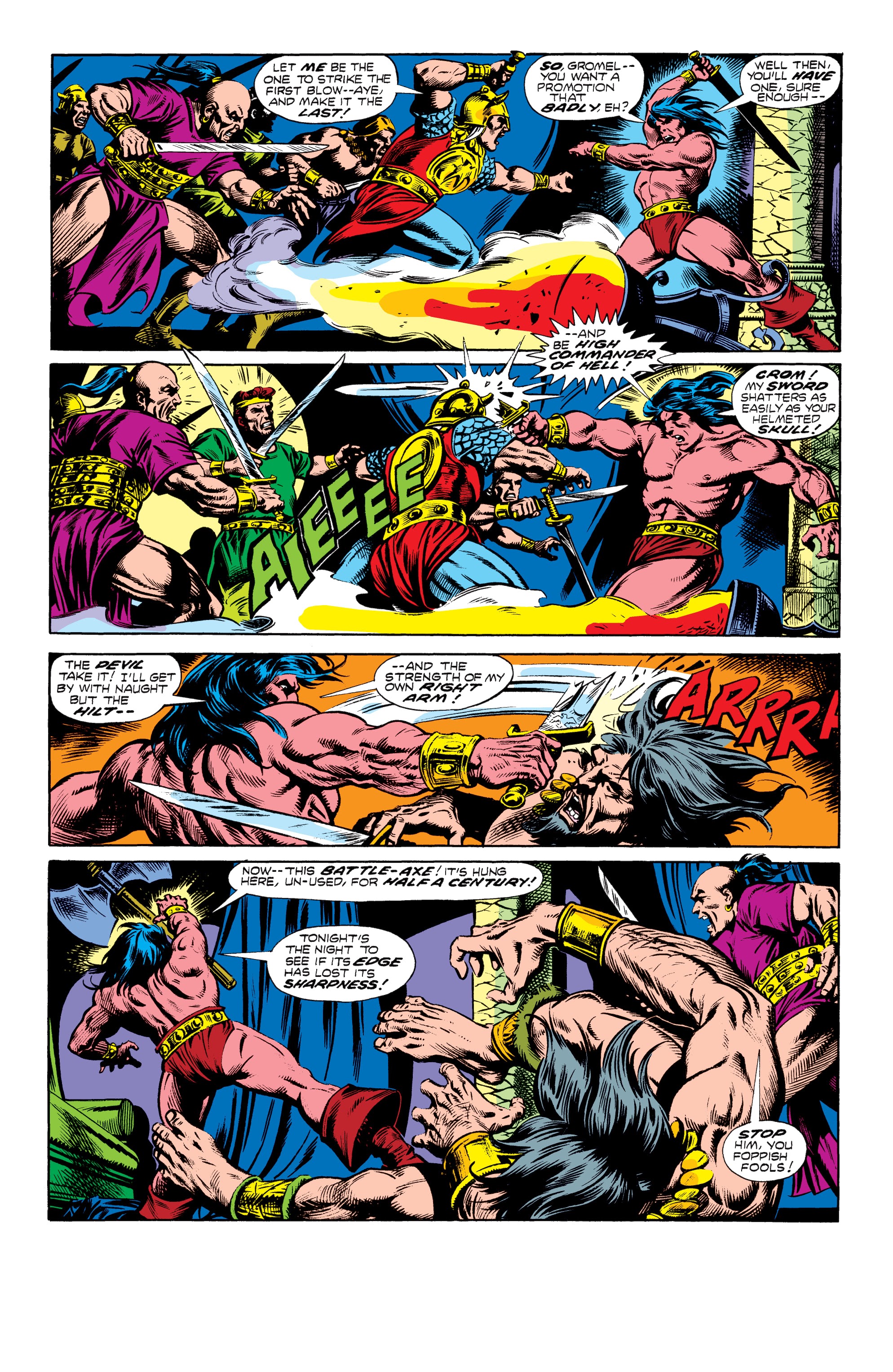 Read online Conan the Barbarian Epic Collection: The Original Marvel Years - Of Once and Future Kings comic -  Issue # TPB (Part 3) - 46